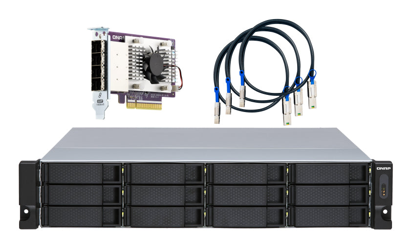 12-bay 2U SATA JBOD exp unit redundanPSU