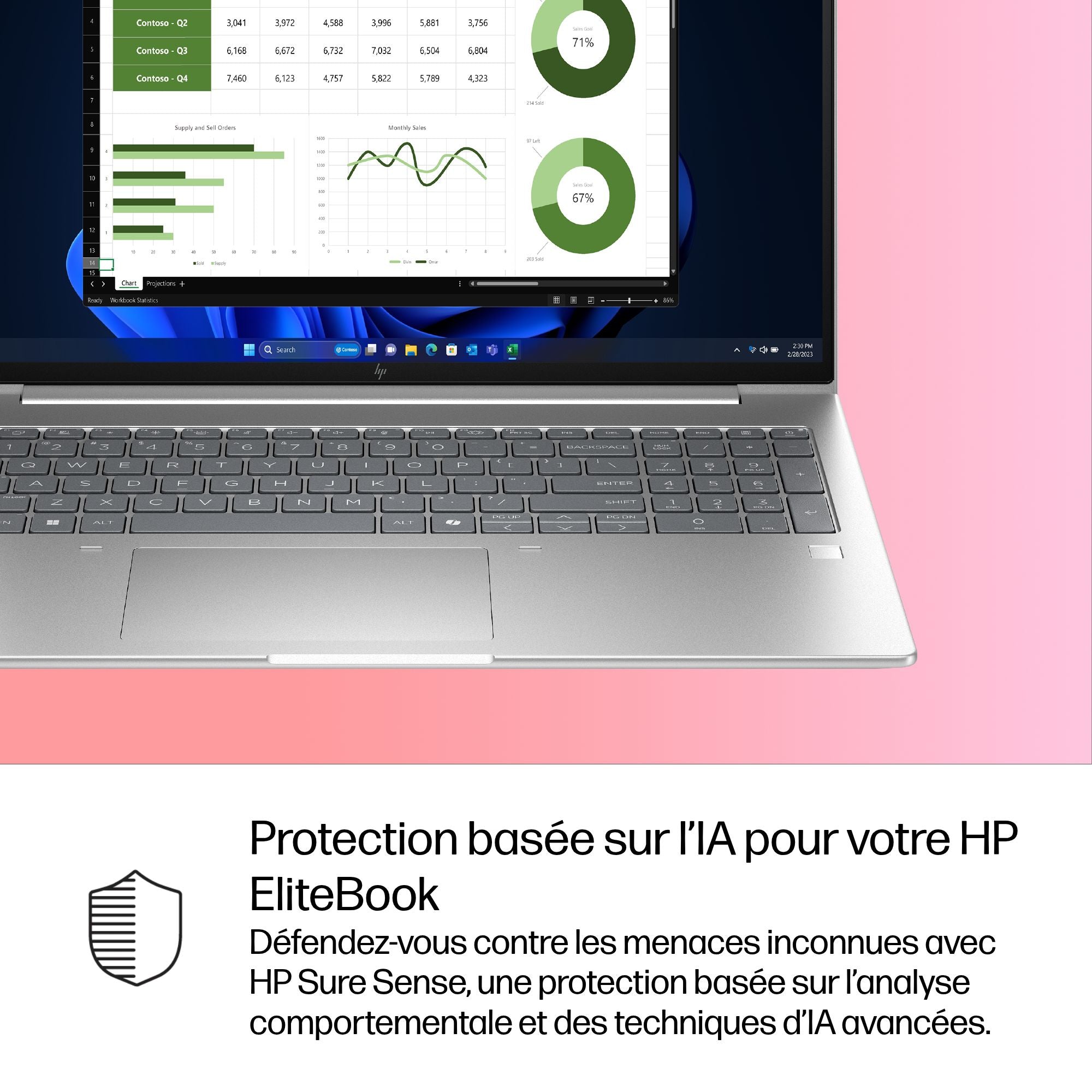 HP EliteBook 6 G1i IA Nouvelle génération Intel Core Ultra 5 225U 16p WUXGA 32Go 1To SSD UMA W11P Copilot + PC 1/1/0
