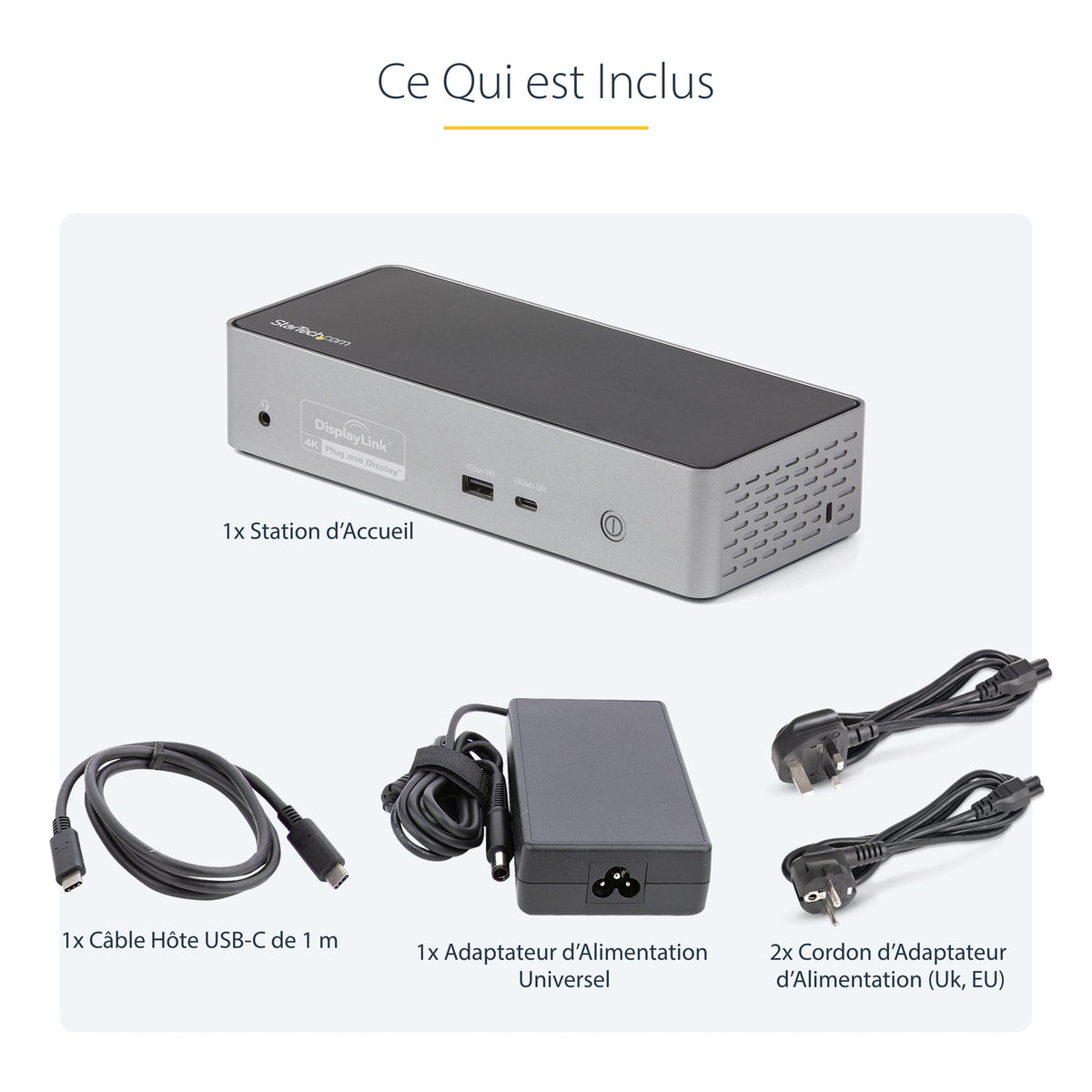 USB-C Dock - 4K Quad Monitor - 100W PD
