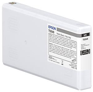EPSON 4LB T55W8 Matte Black Ink Cartridge 200ml