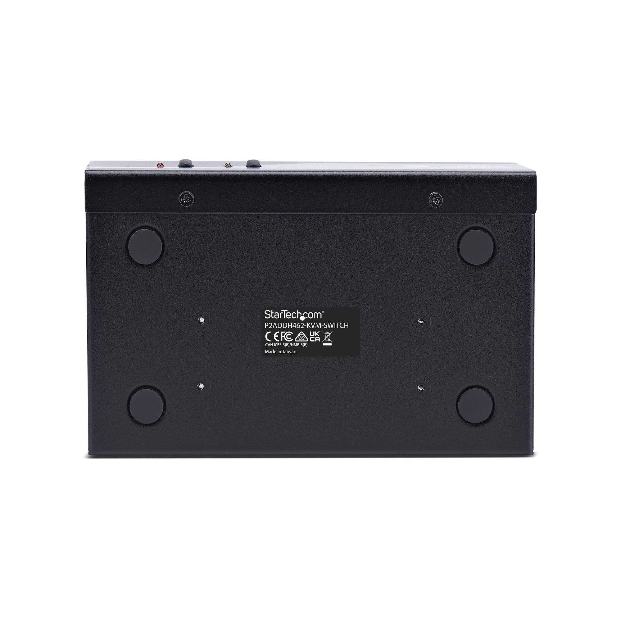 2-Port Dual-Monitor DP+HDMI KVM Switch