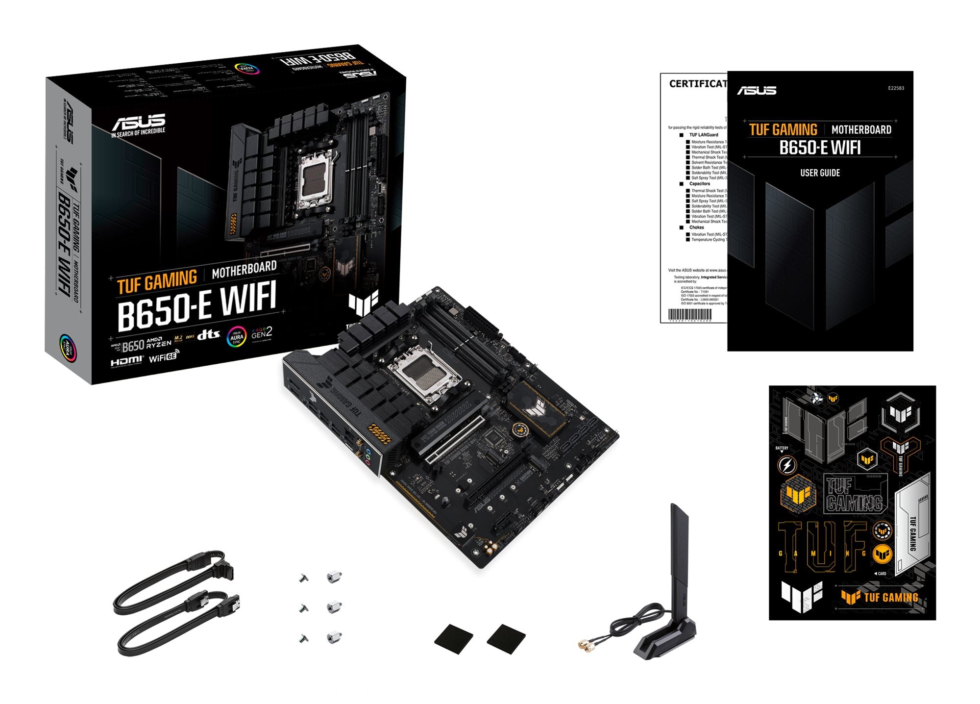 ASUS TUF GAMING B650-E WIFI AM5 4xDDR5 ATX 4xSATA MB 1xHDMI 1xDP 3xM.2