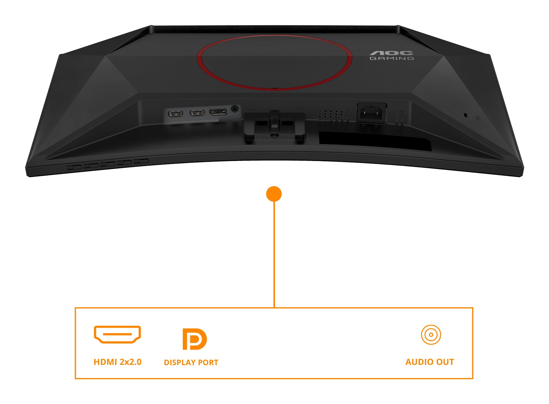 AOC C24G42E 23.6p Curved Fast VA FHD 180Hz 0.5ms 250cd/m2 HDMI 2.0 DP1.4 Speakers