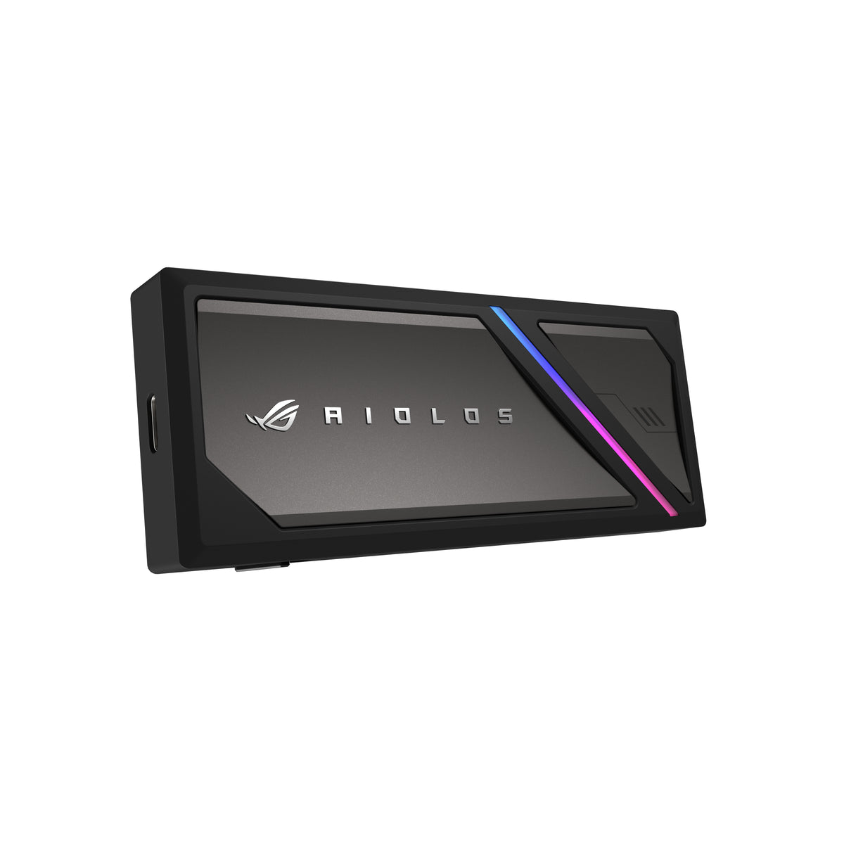 ASUS ROG Strix Aiolos M.2 NVMe SSD Enclosure USB 3.2 GEN2 Type-C 20Gbps Aura Sync RGB