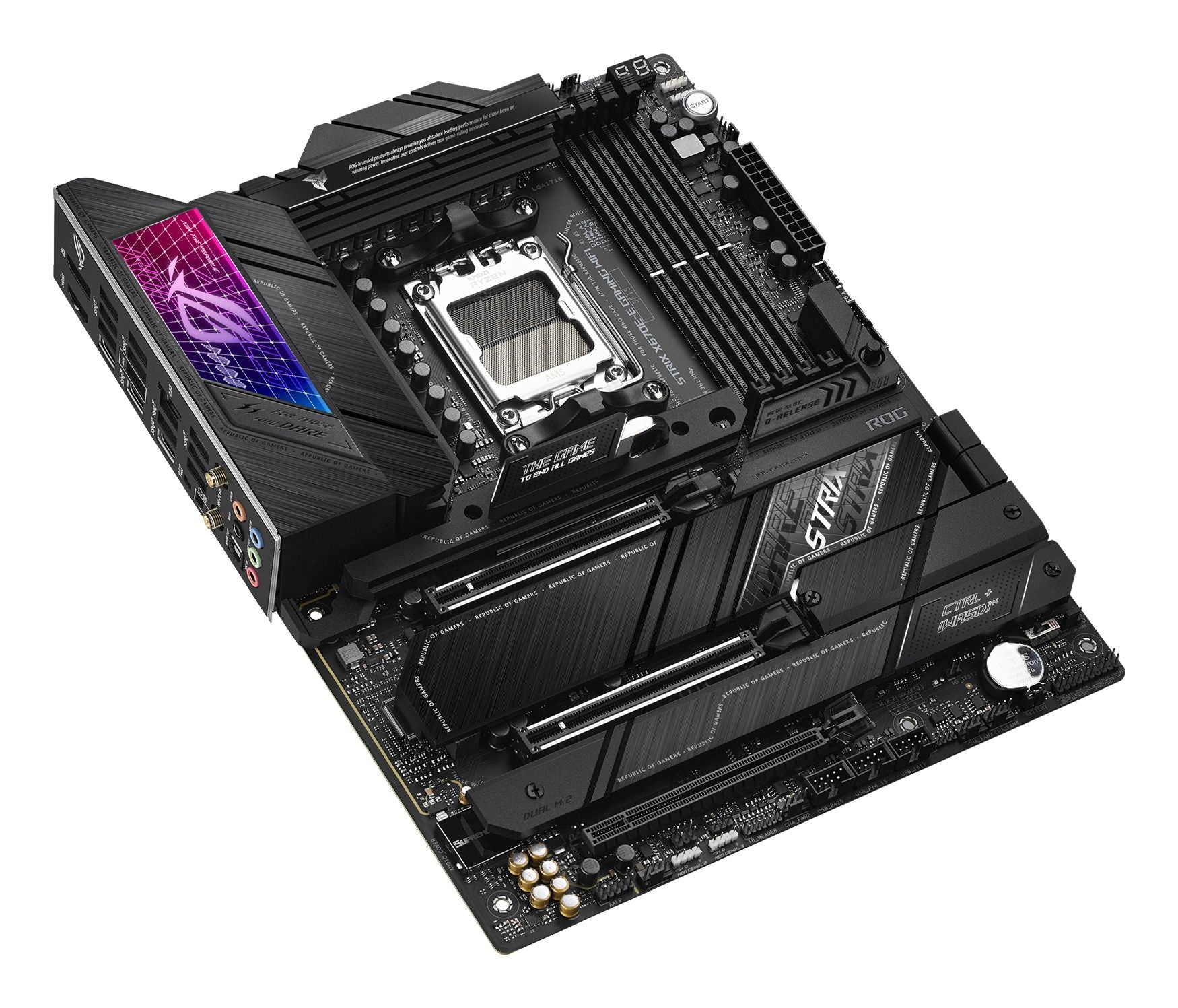 ASUS ROG STRIX X670E-E GAMING WIFI AM5 ATX MB 4xDIMM DDR5 4xM.2 6xSATA