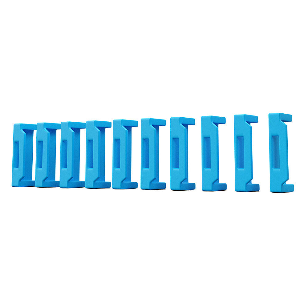 Lindy HDMI Port Blockers (without key) - pack of 10, Blue
