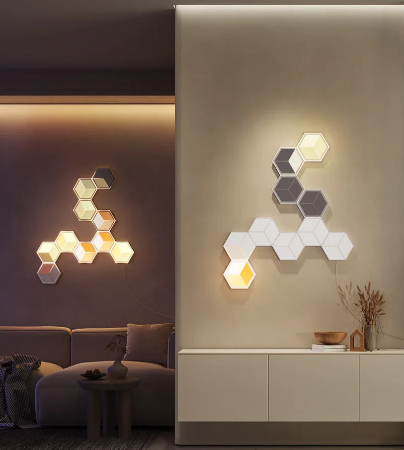 Govee H606A Glide Hexagon Light Panels Ultra 7-pack | Éclairage LED | RGBIC, 2.4GHz Wi-Fi, Bluetooth