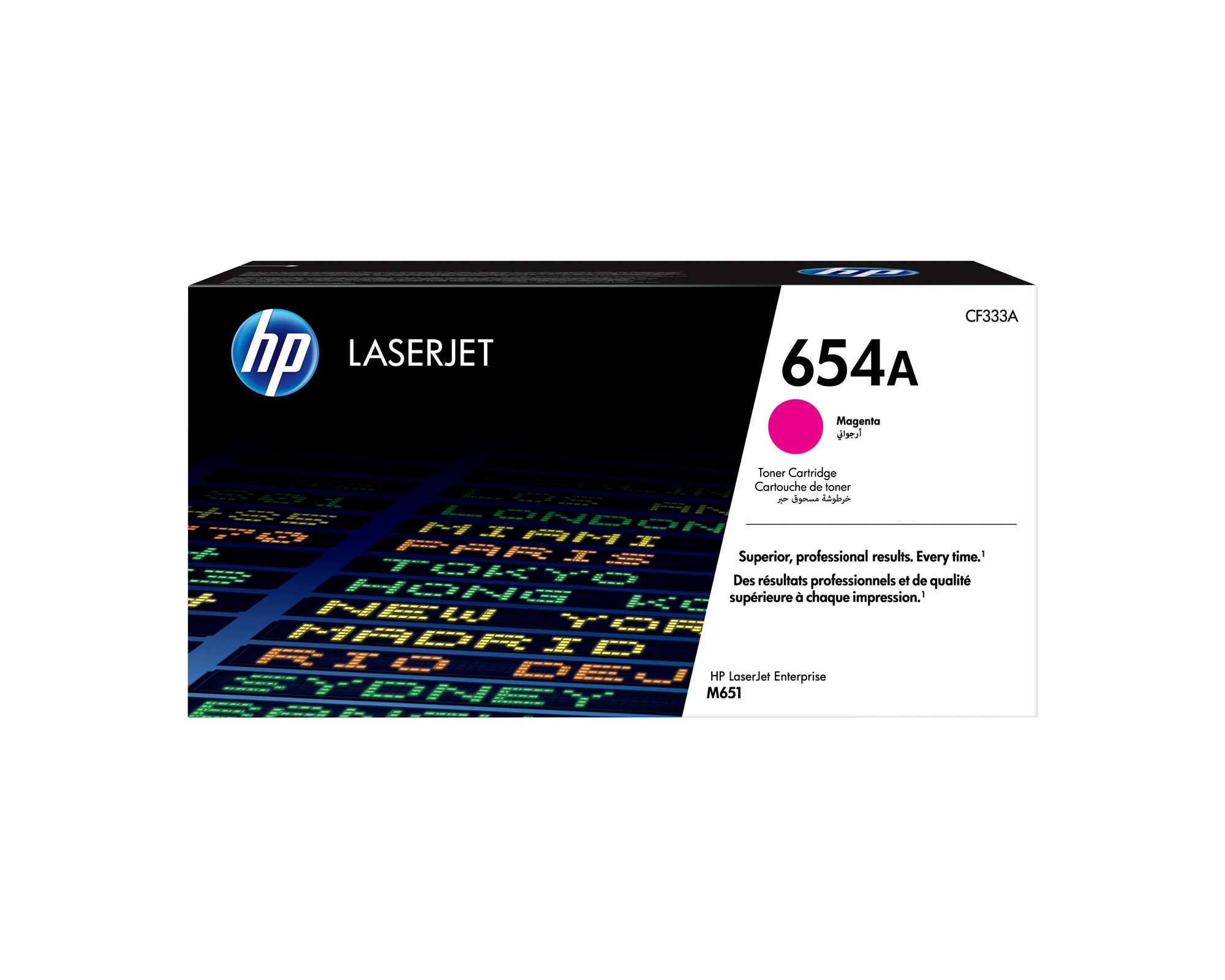 HP 654A original Toner cartridge CF333A magenta standard capacity 15.000 pages 1-pack