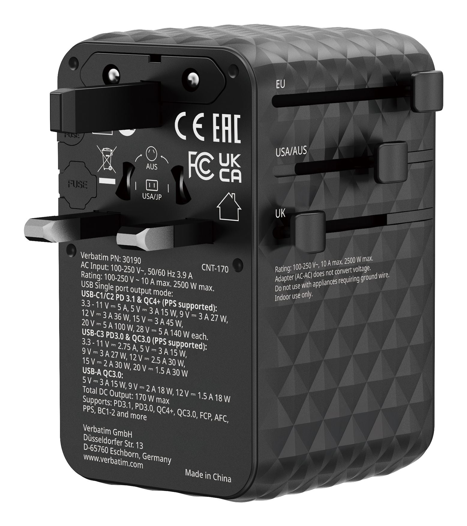 Charge ´n´ Travel 170W Universal Travel