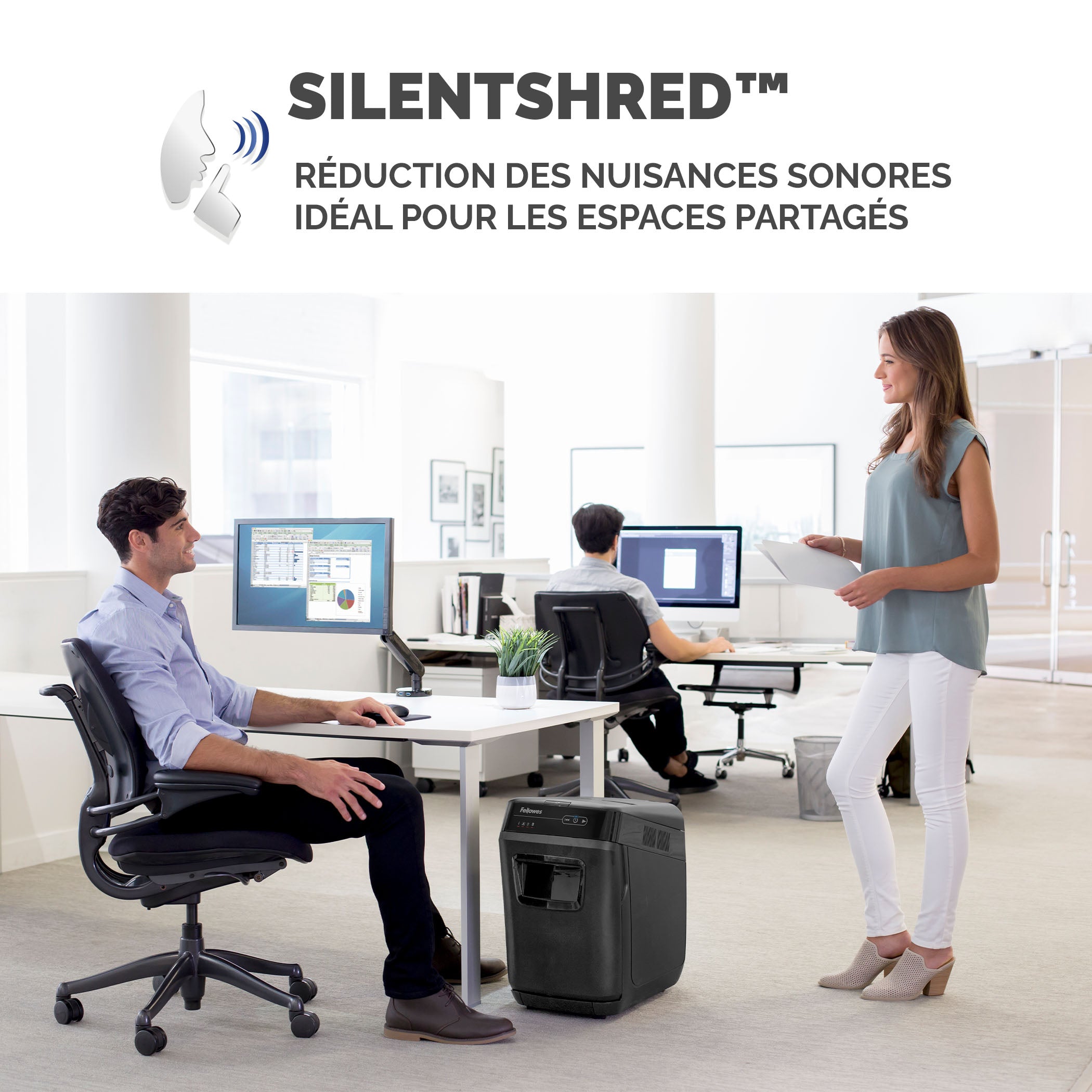 FELLOWES Destructeur AutoMax™ 200C Coupe croisée