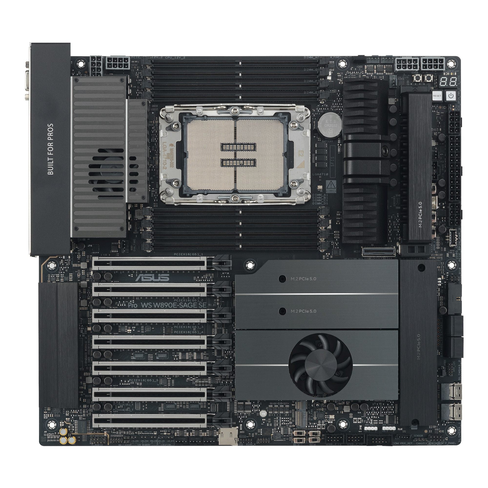 ASUS PRO WS W890E-SAGE SE LGA4710-2 EEB workstation motherboard 8xDDR4 7xPCIe 5.0 4xM.2 4xSATA