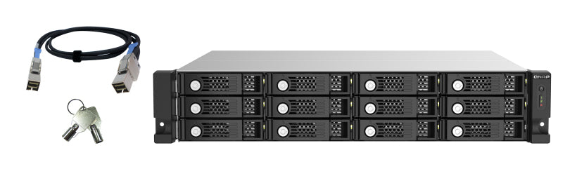 12-bay 2U SAS 12Gbps JBOD exp unit RPSU