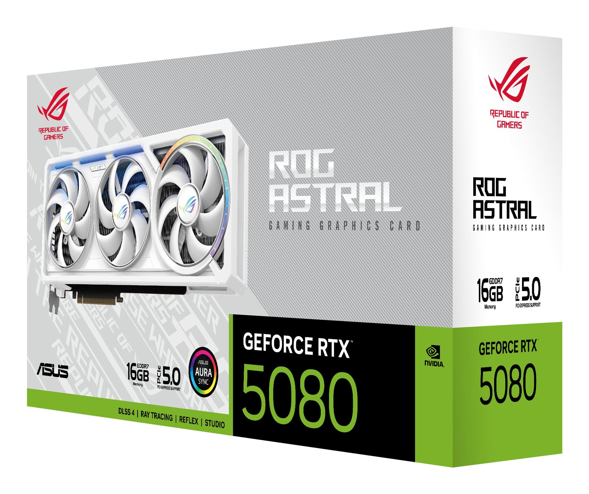 ASUS ROG ASTRAL RTX 5080 16G WHITE 2xHDMI 3xDP