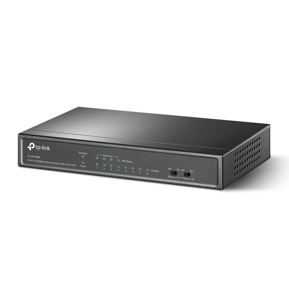 8 port 10/100M PoE Switch