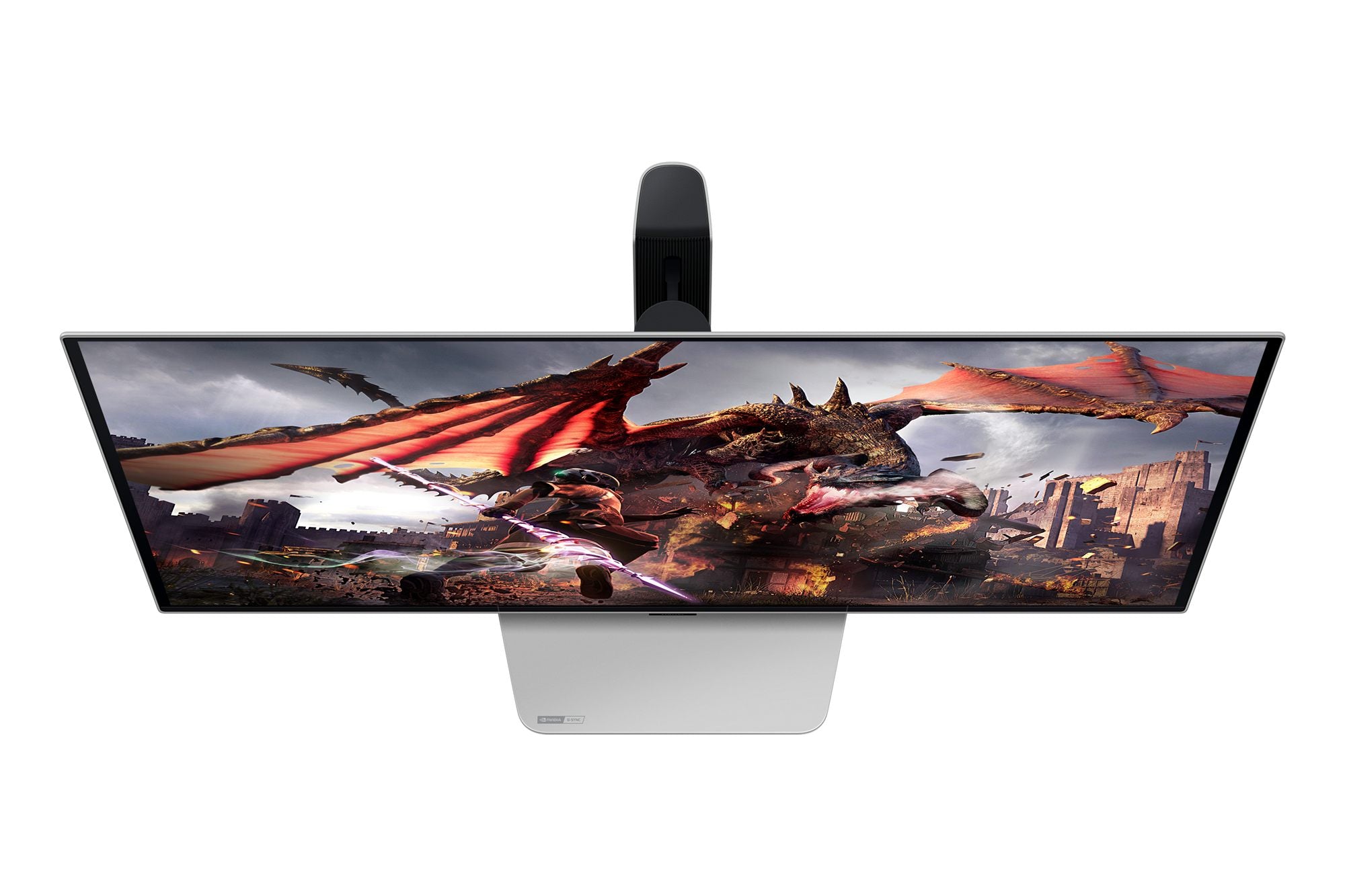 "Samsung G80SD écran plat de PC 81,3 cm (32"") 3840 x 2160 pixels 4K Ultra HD OLED Argent"