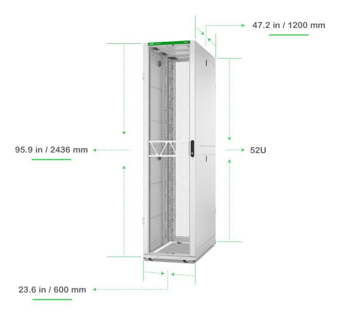 APC NetShelter SX Svr Rack Gen 2 52U 243