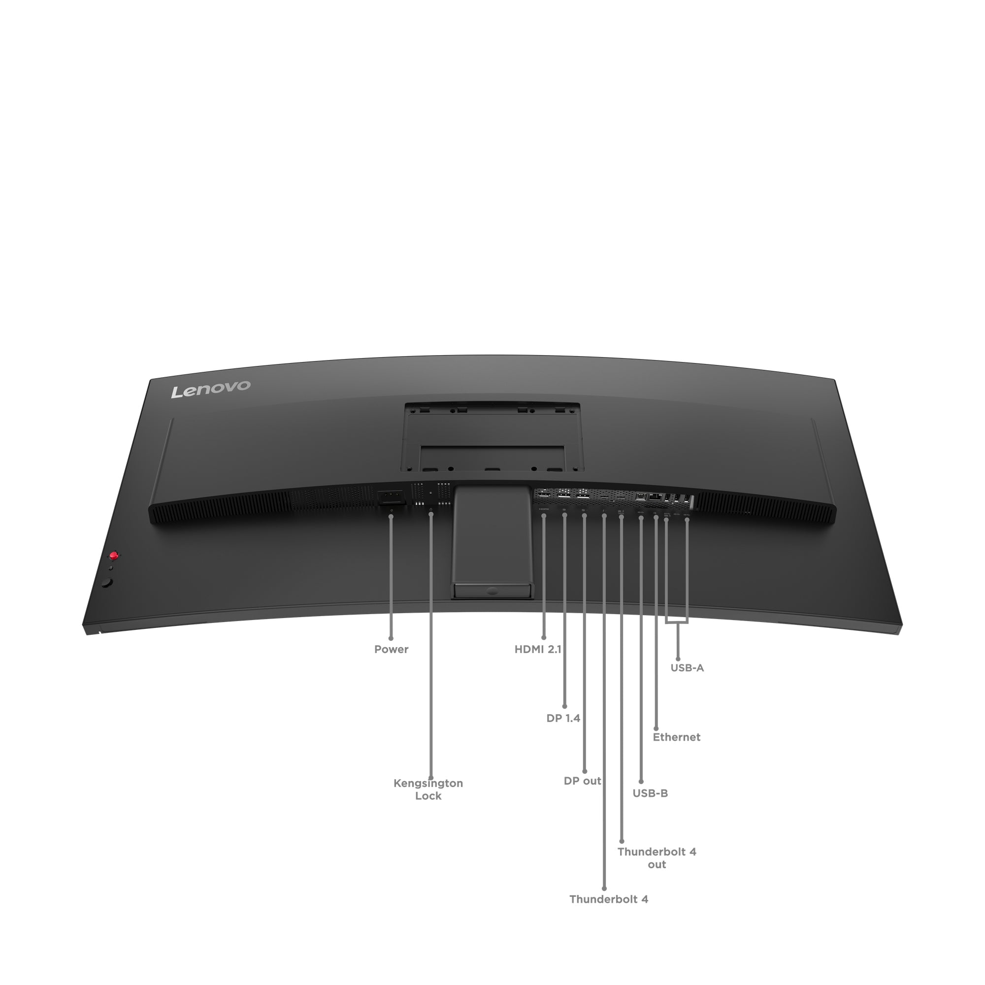 LENOVO ThinkVision P40WD-40 LED Écran curved 40p 39.7p 5120x2160 5K 120Hz IPS HDR10 Thunderbolt 4 HDMI DisplayPort speakers