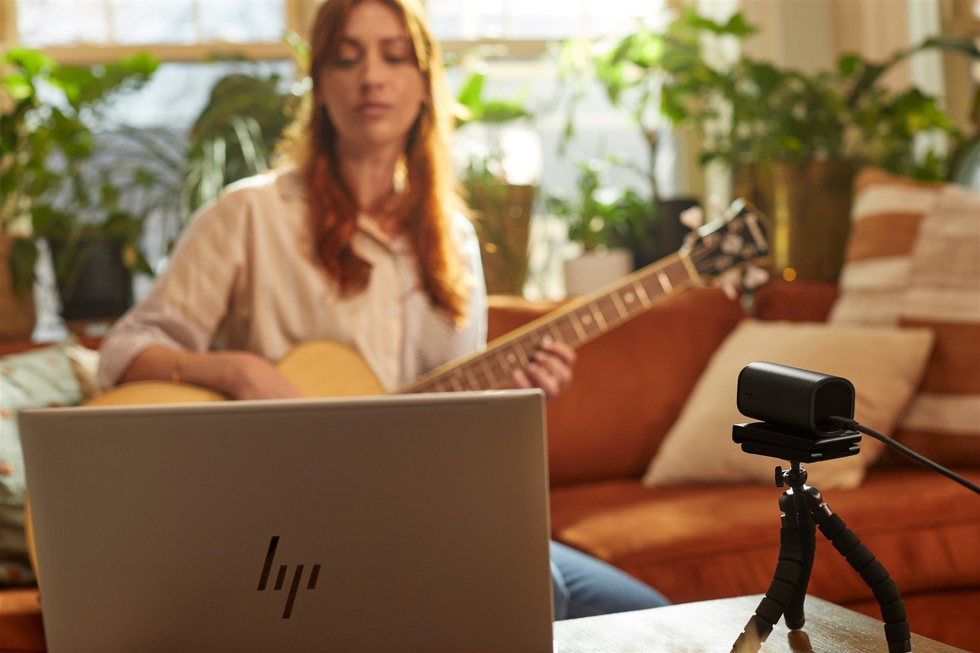 HP 965 4K Streaming webcam 8 MP 3840 x 2160 pixels USB Noir