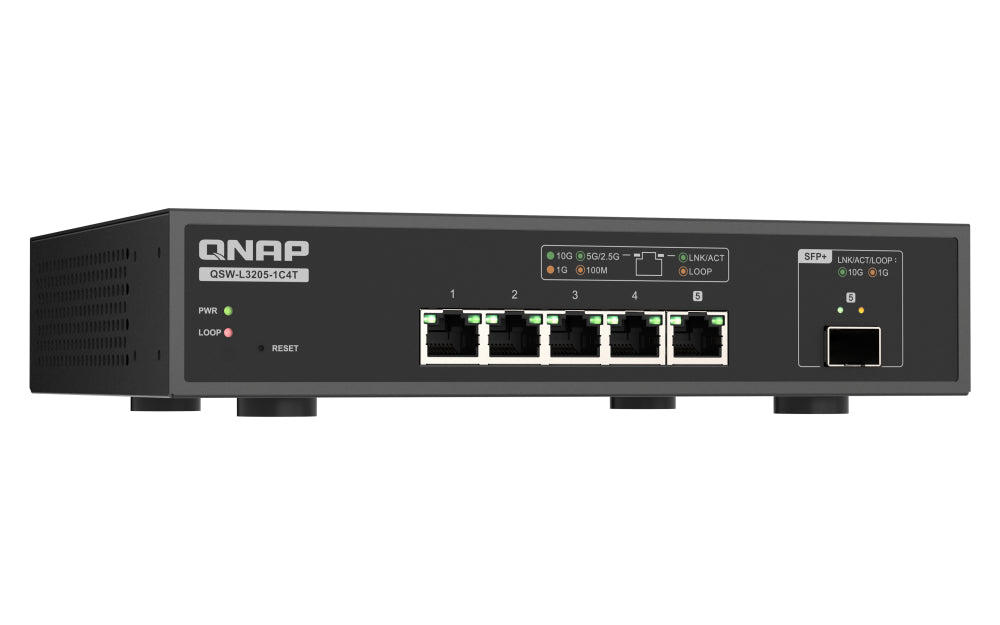 QSW-L3205-1C4T 4 ports 10Gbps 1 port 1