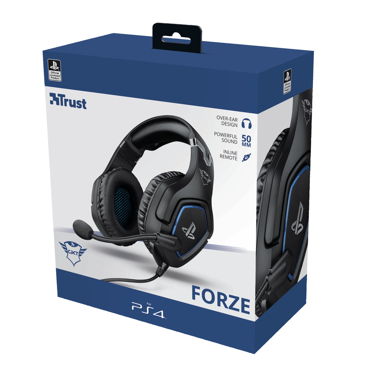 TRUST Casque gaming FORZE pour PS5/PS4 license officielle - Black