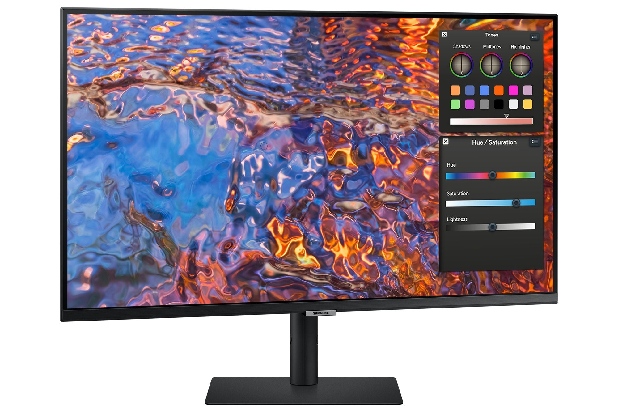SAMSUNG LS32B800PXPXEN 32p 16:9 3840x2160 IPS 5ms HDR400 HAS/Swivel/Pivot/Tilt HDMI/DP/USB-C 90W/LAN USB3 Hub VESA 100