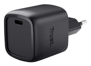 TRUST Alimentation universelle MAXO USB-C 30 watts GAN Smartphone tablette 1 port - Noire