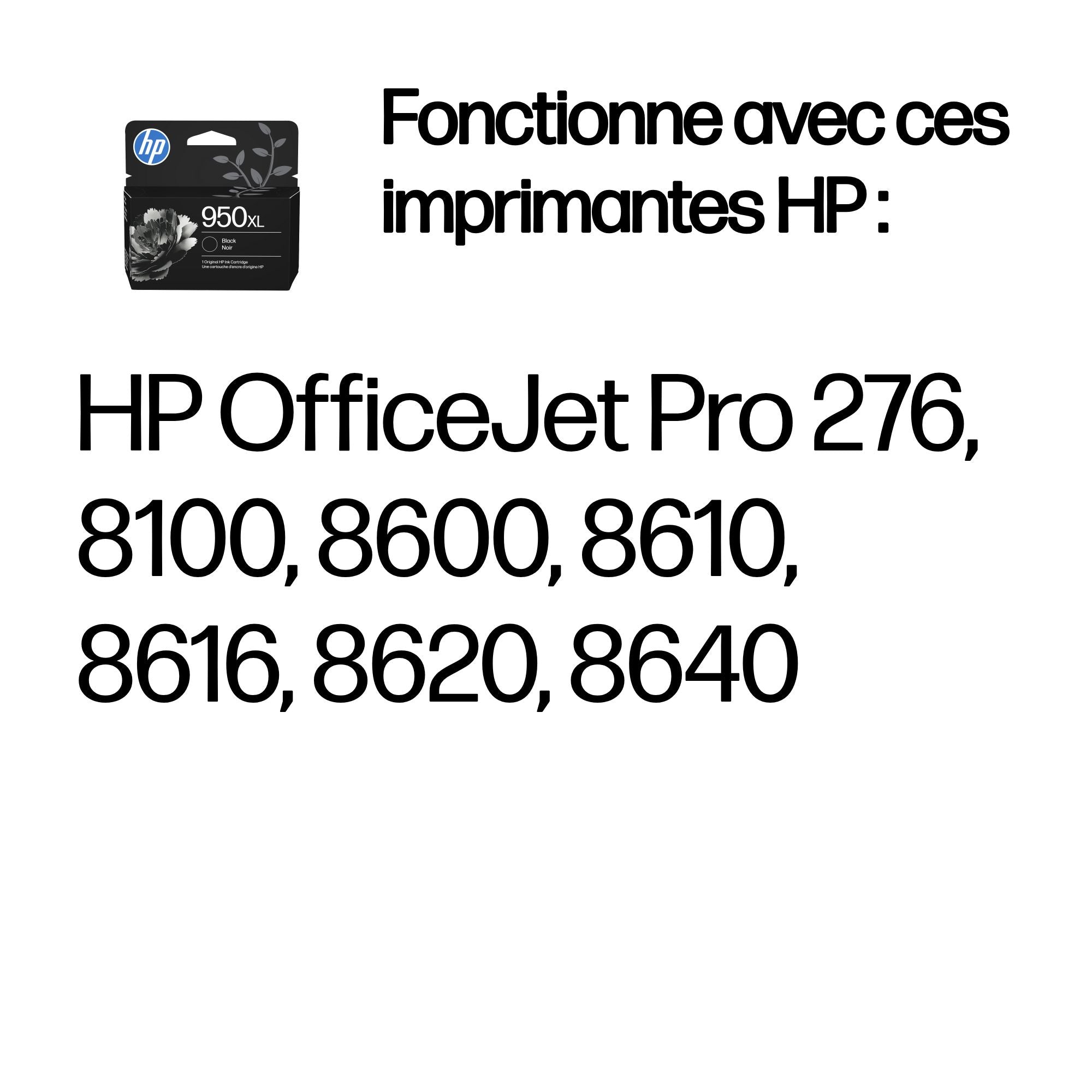 HP 950XL Black Officejet Ink Cartridge