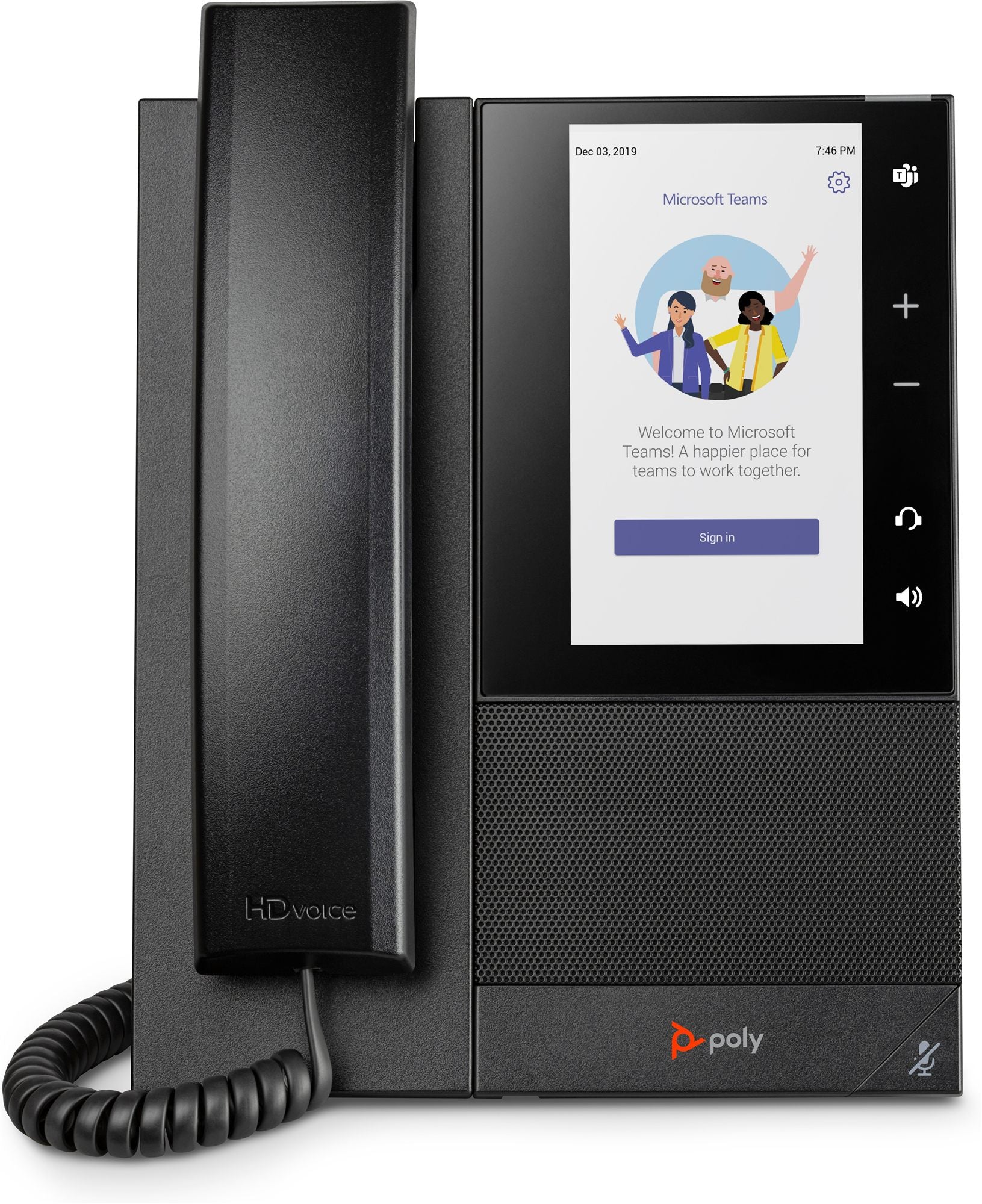 POLY CCX 500 téléphone IP PoE TEAMS avec combiné