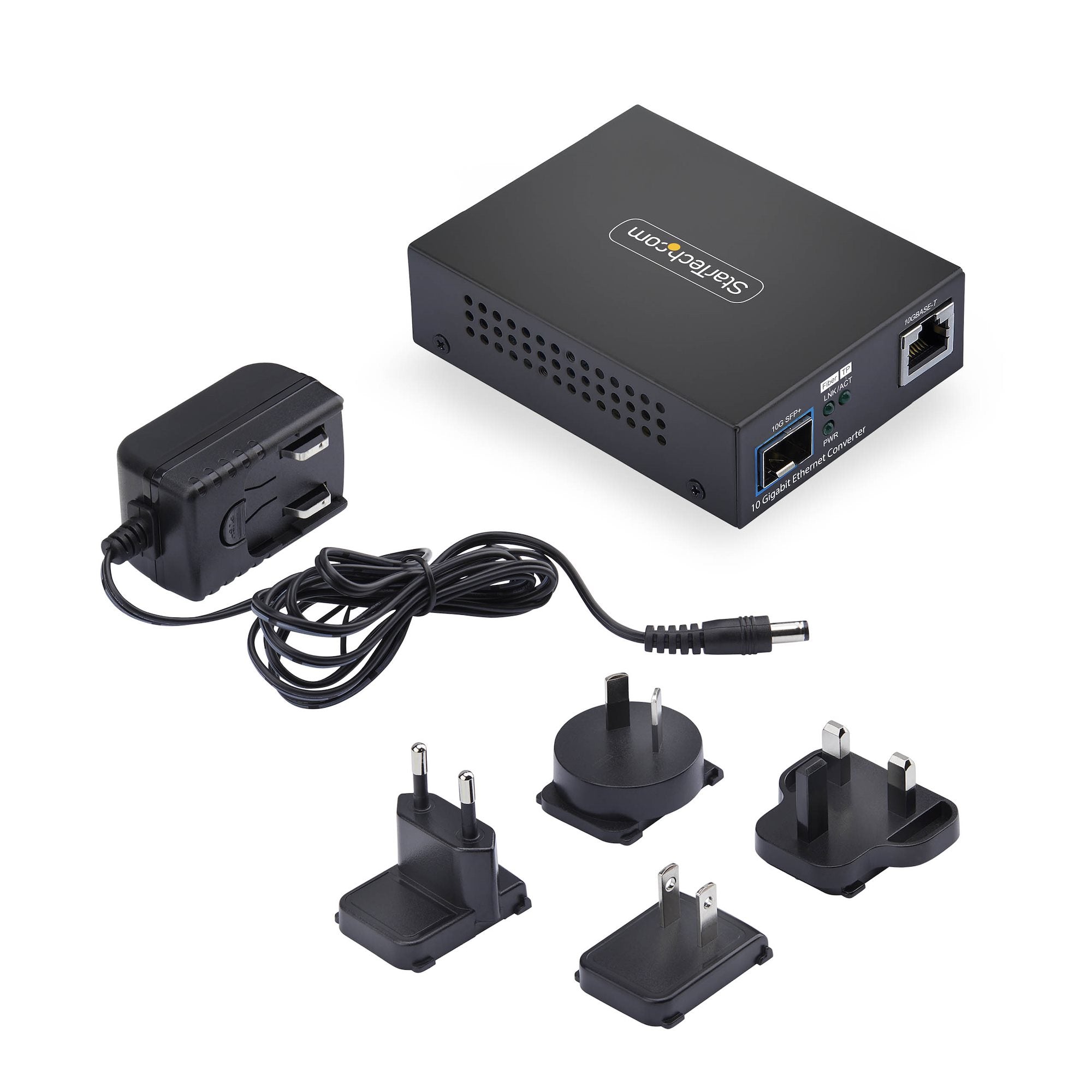 10GbE Multi-Gigabit SFP+Media Converter