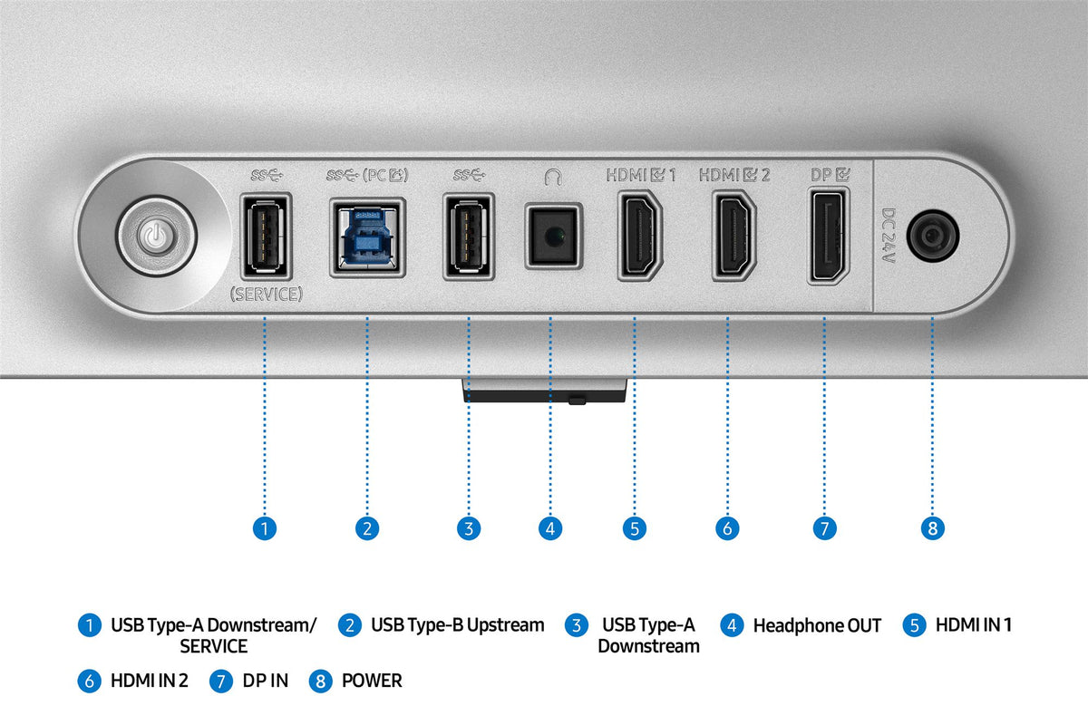 "Samsung G81SF écran plat de PC 68,6 cm (27"") 3840 x 2160 pixels 4K Ultra HD OLED Argent"