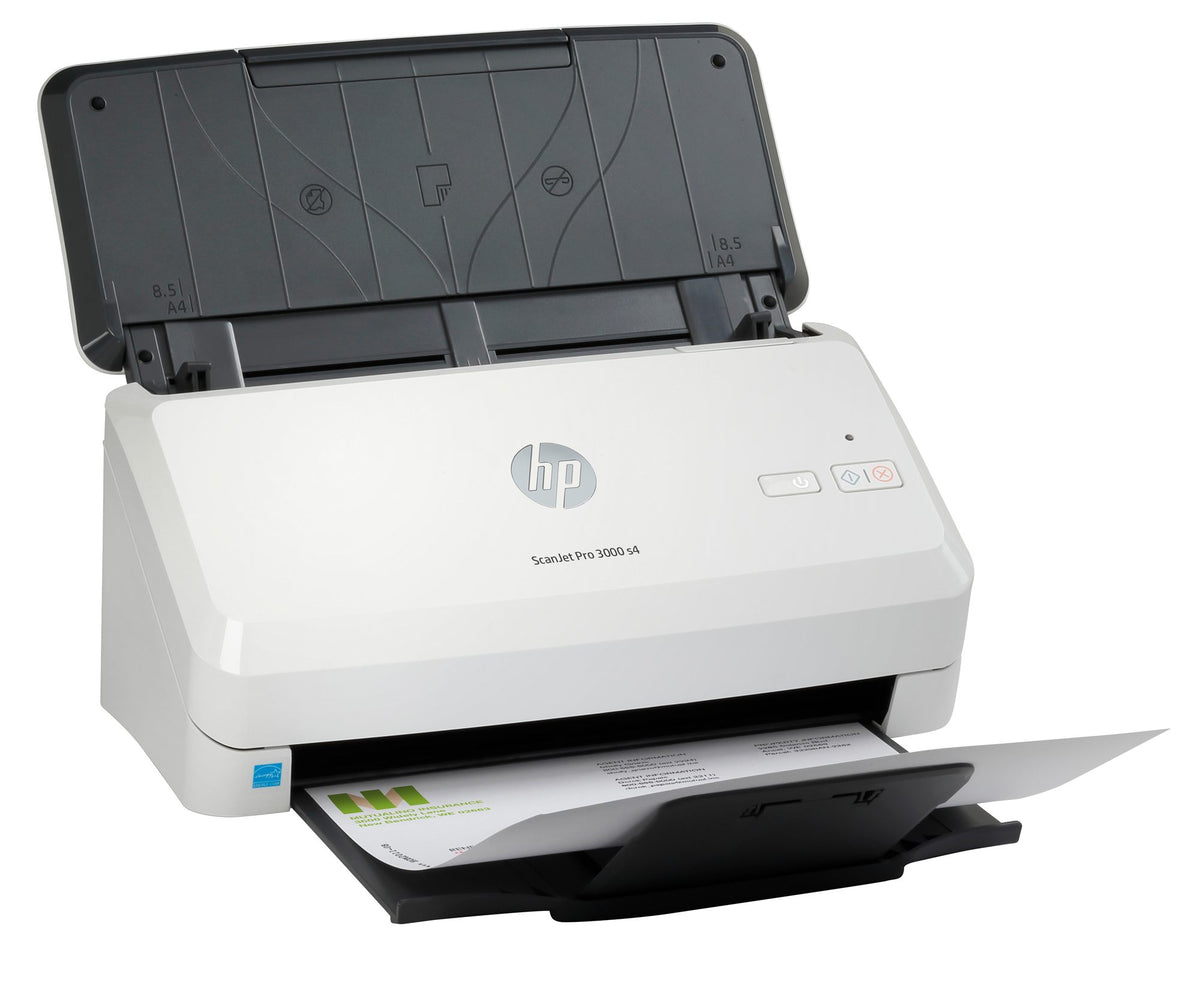 HP ScanJet Pro 3000 s4 Alimentation feuille a feuille de scanner Noir, Blanc