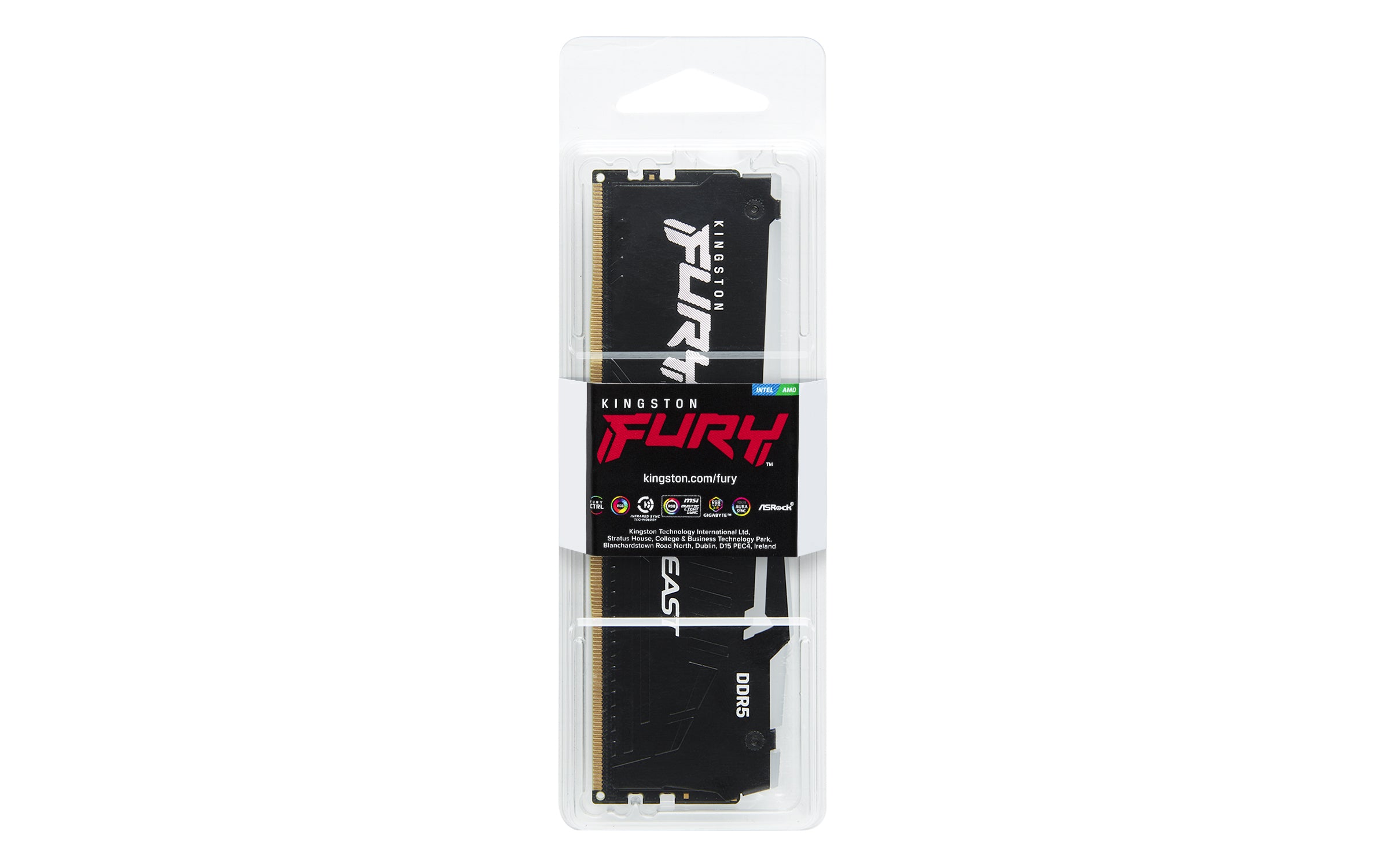 KINGSTON 32Go 6000MT/s DDR5 CL36 DIMM FURY Beast RGB EXPO