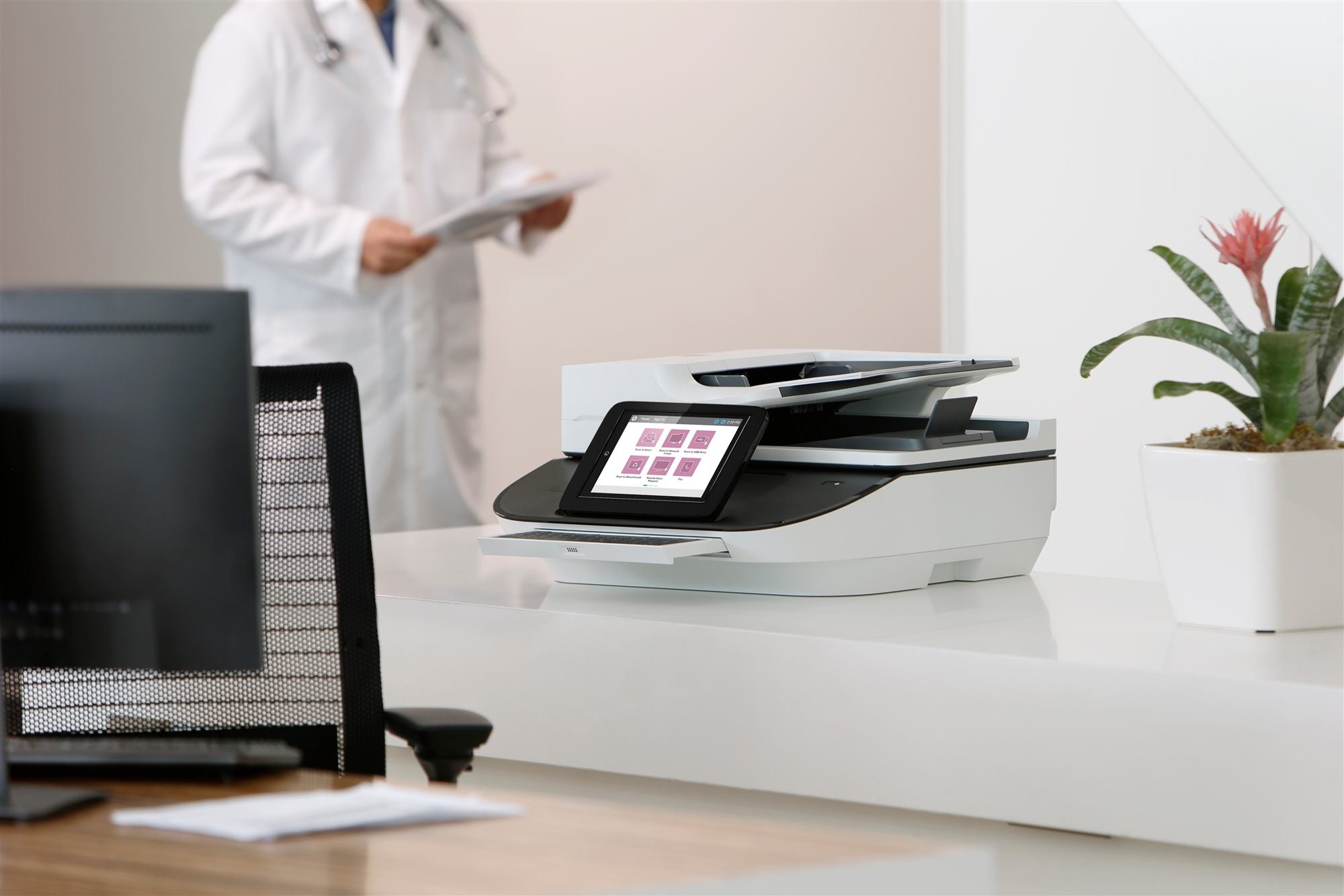 HP Digital Sender Flow 8500fn2 Document scanner CIS Duplex 216x864mm 600dpix600dpi 92ppm ADF 150sheets 10000scans USB LAN