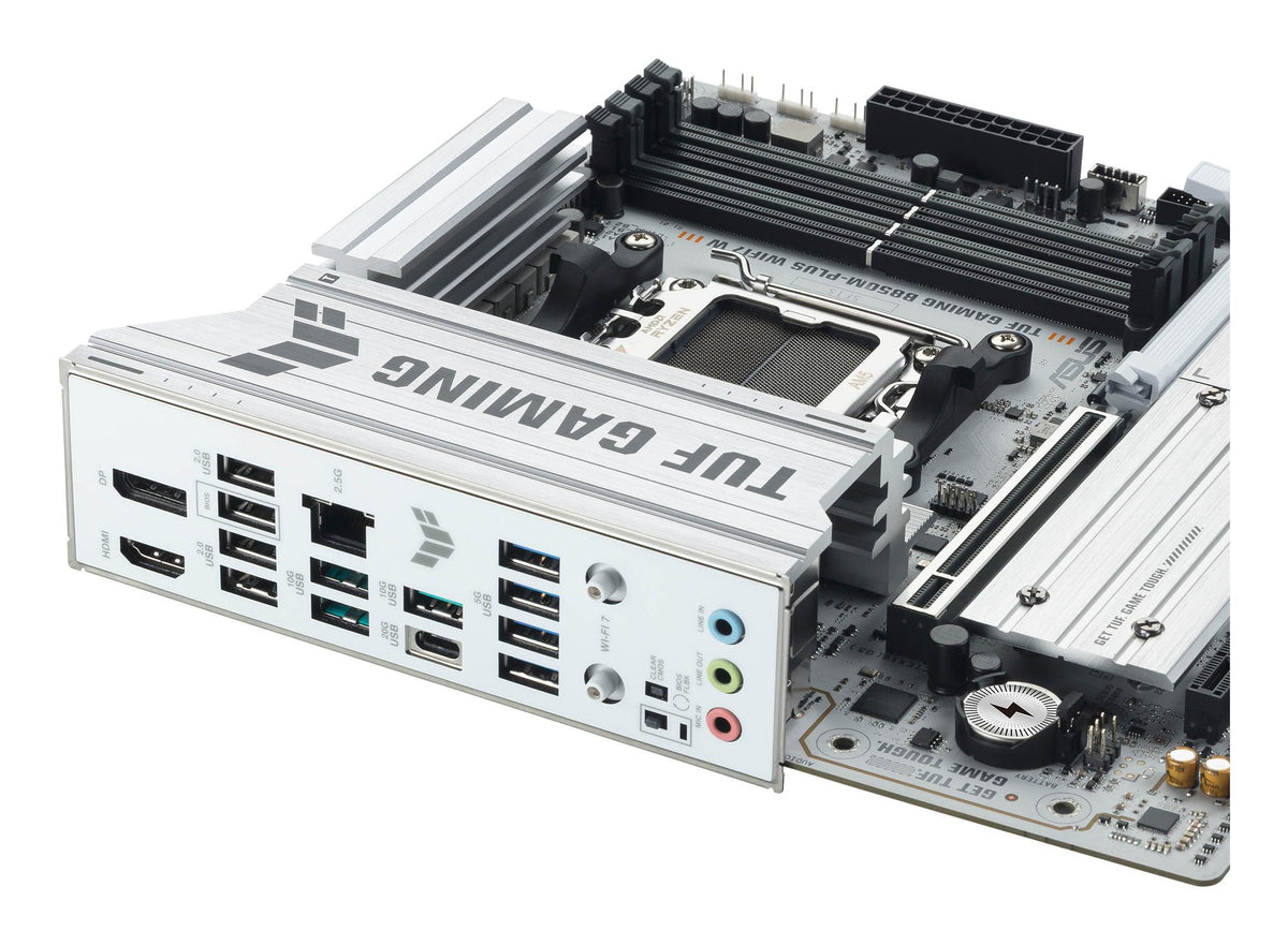 ASUS AMD TUF GAMING B850M-PLUS WIFI7 W Micro-ATX motherboard DDR5 PCIe 5.0 3xM.2 1xHDMI 1xDisplayPort