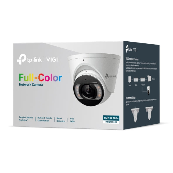 TP-LINK Caméra réseau tourelle VIGI 4MP ColorPro InSight S445S 2.8 mm UN Caméra IP NT98538 + OS04A10 REV1.6.0