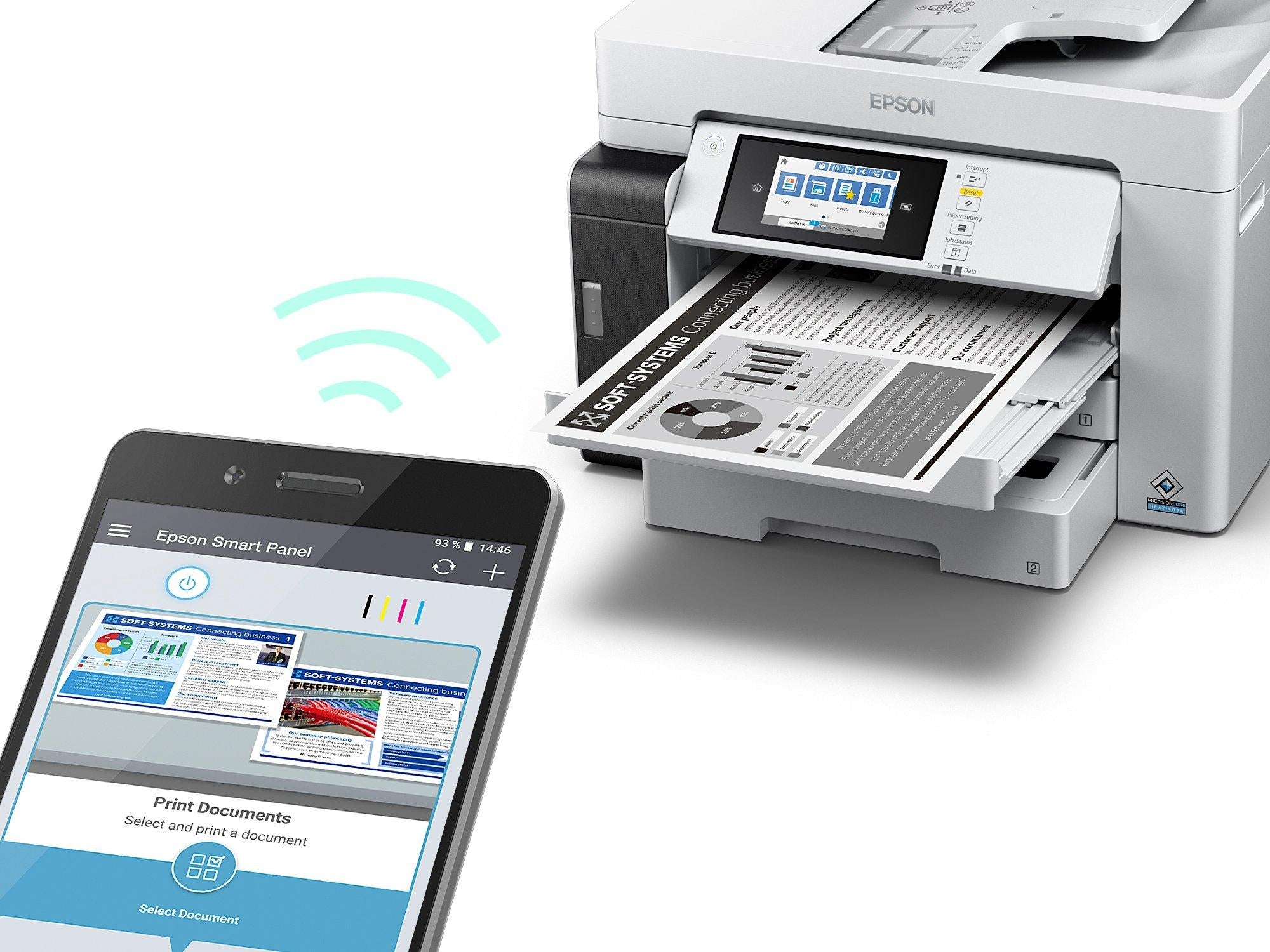 EPSON EcoTank Pro ET-M16685 MFP Mono inkjet ITS A3 25ppm Print 550sheets USB LAN Wi-Fi