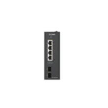 D-LINK DIS-100G-06P 6-Port Gigabit Industrial Unmanaged PoE+ Switch 4x 100/1000 Rj45 2x 100/1000M SFP