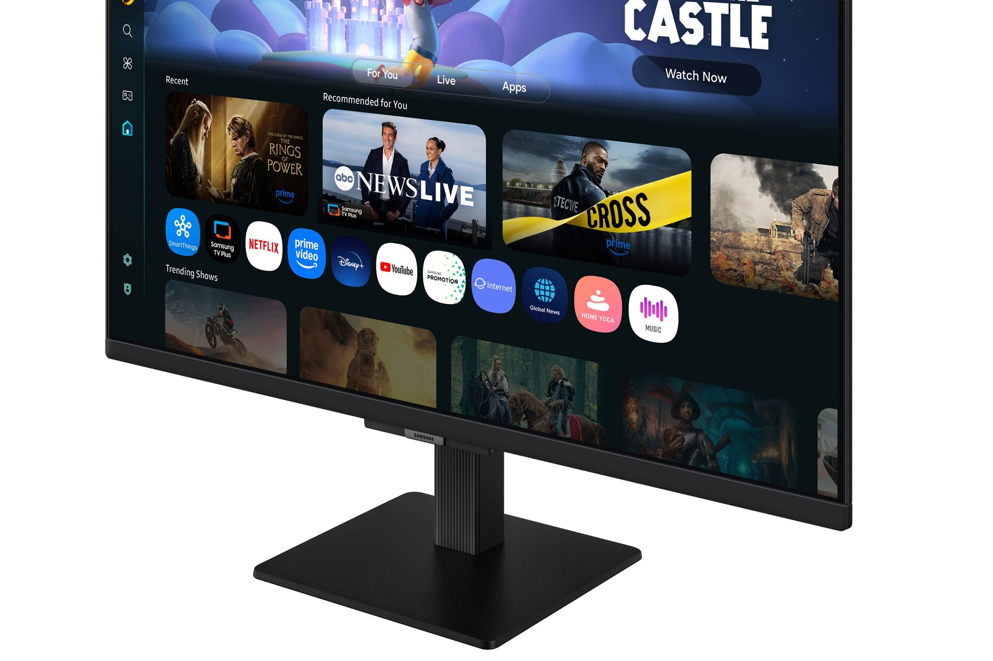 SAMSUNG LS27FM500EUXEN 27p FHD Smart Monitor M50F IPS Panel 60Hz Game Mode Eye Saver Mode & Flicker Free 2x HDMI