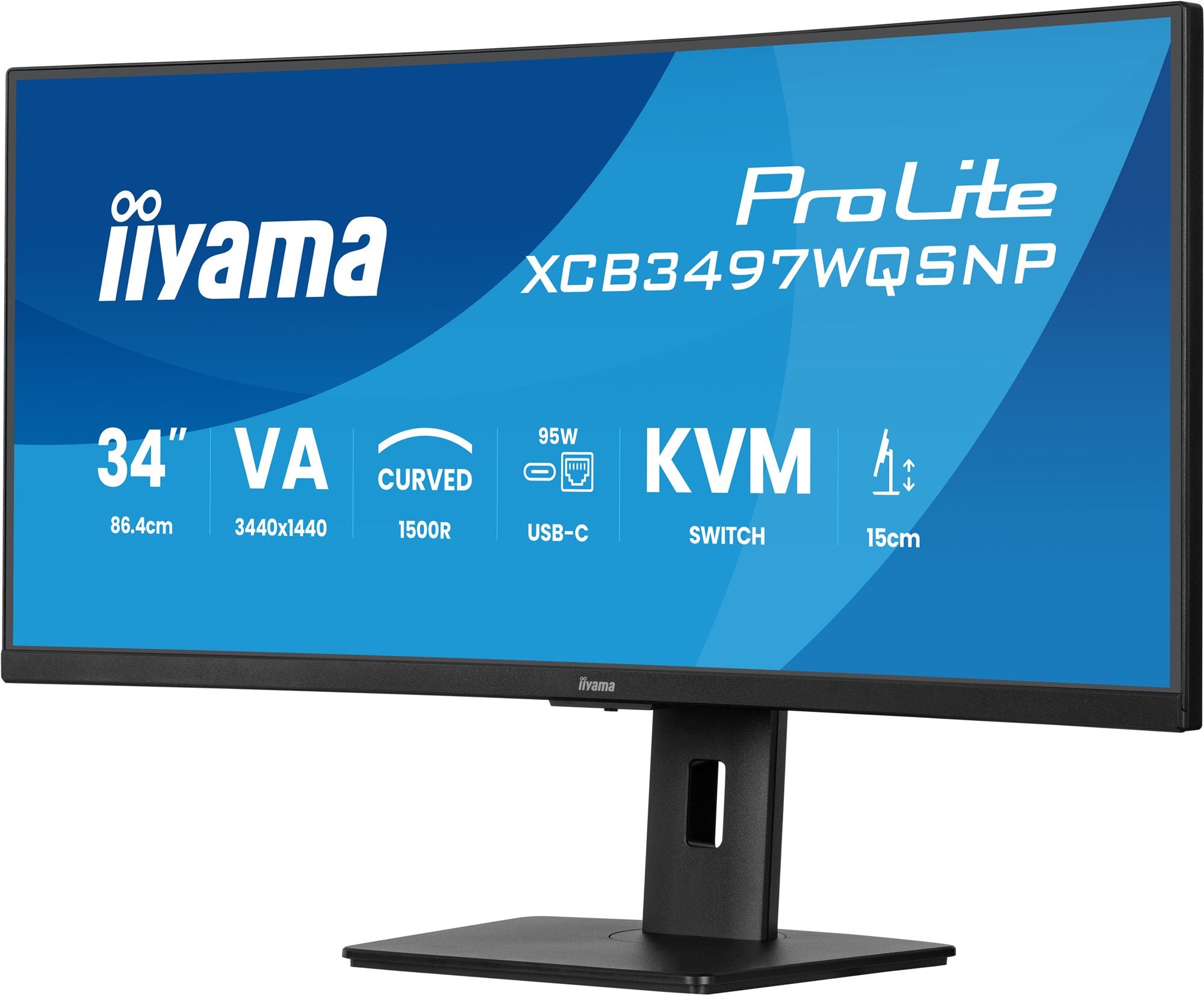 XCB3497WQSNP-B1 34" UW Curved VA-3440x14