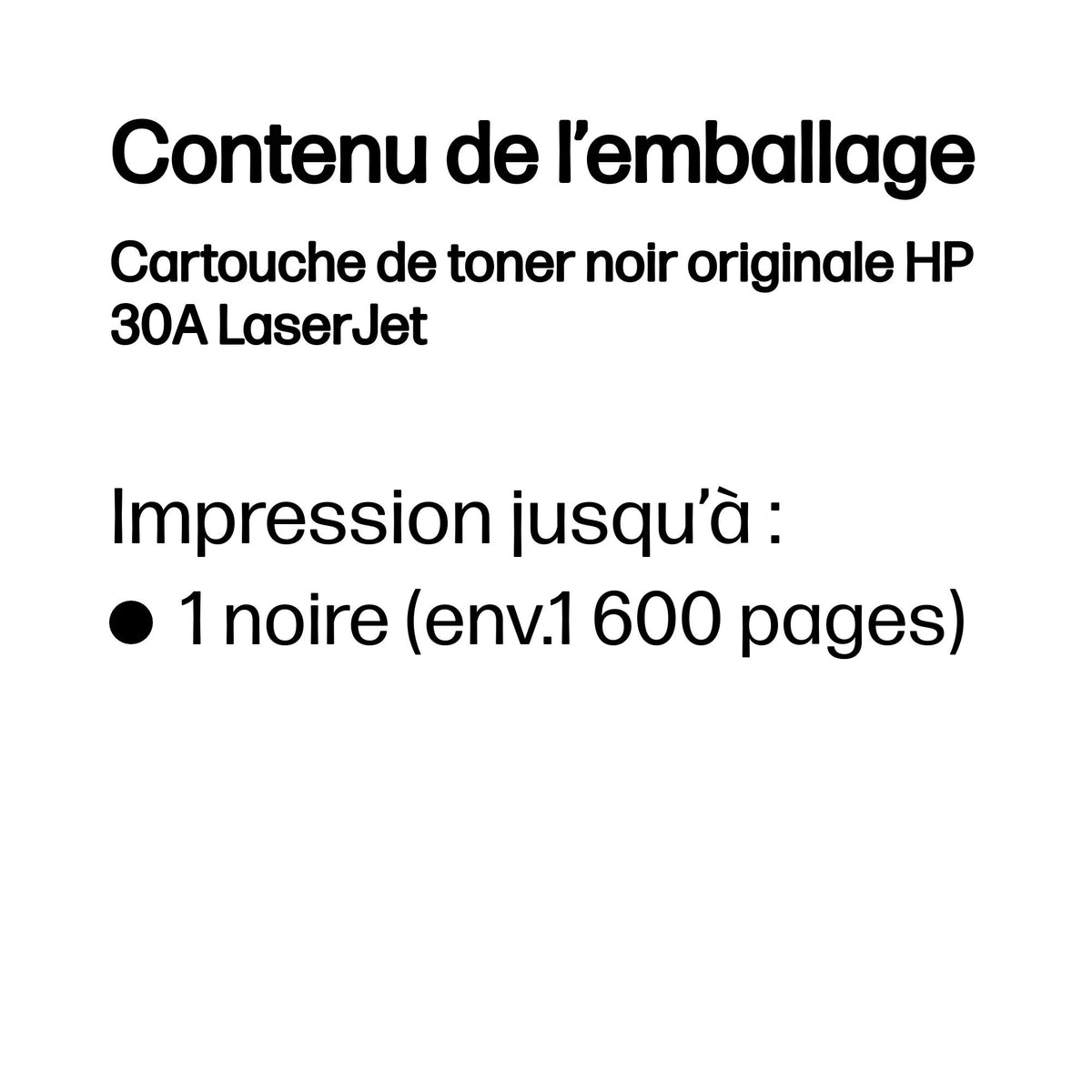 HP 30A original LaserJet Toner cartridge CF230A Black