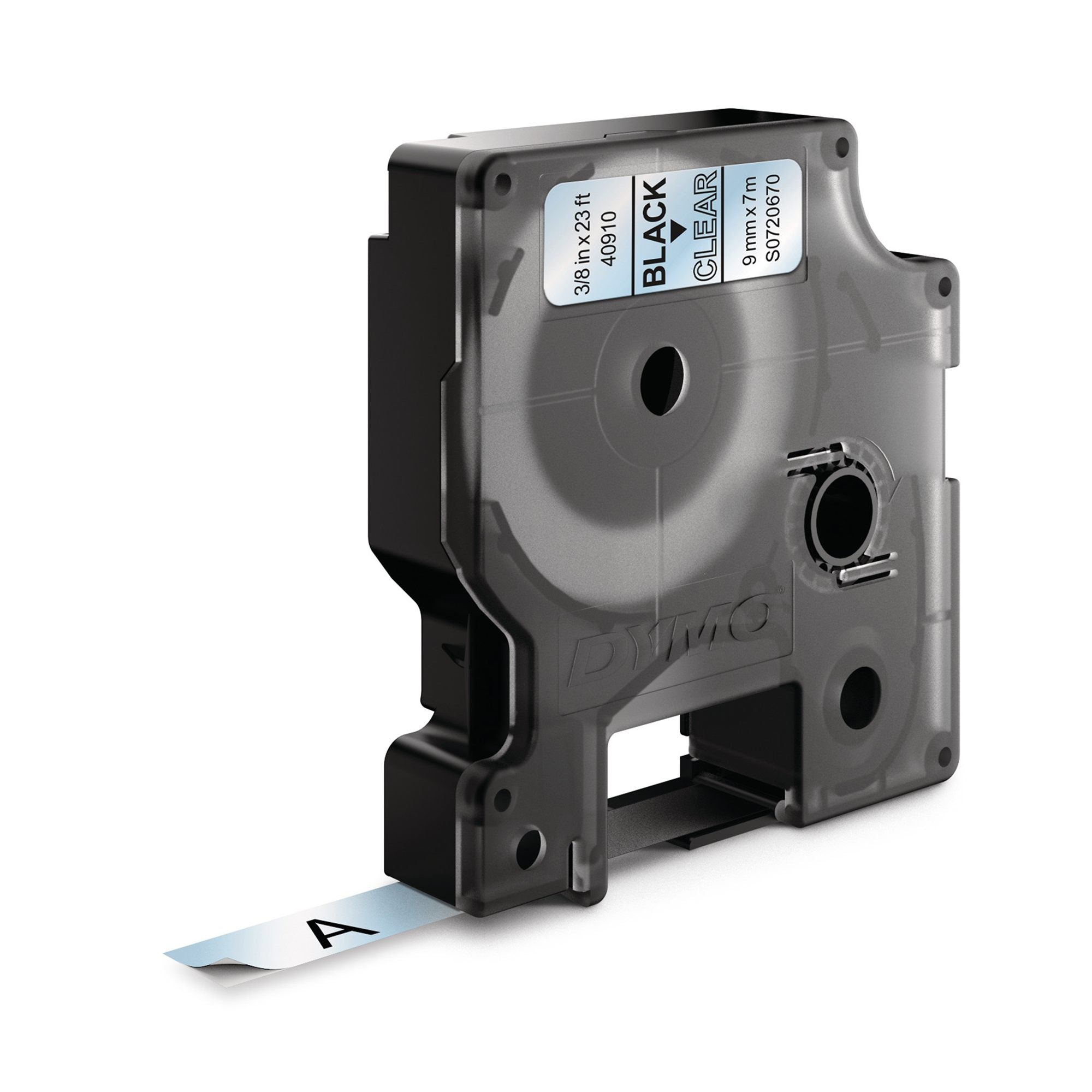 Ruban 9MM noir sur trans pour LP150/250-LM350/450/210D/220P