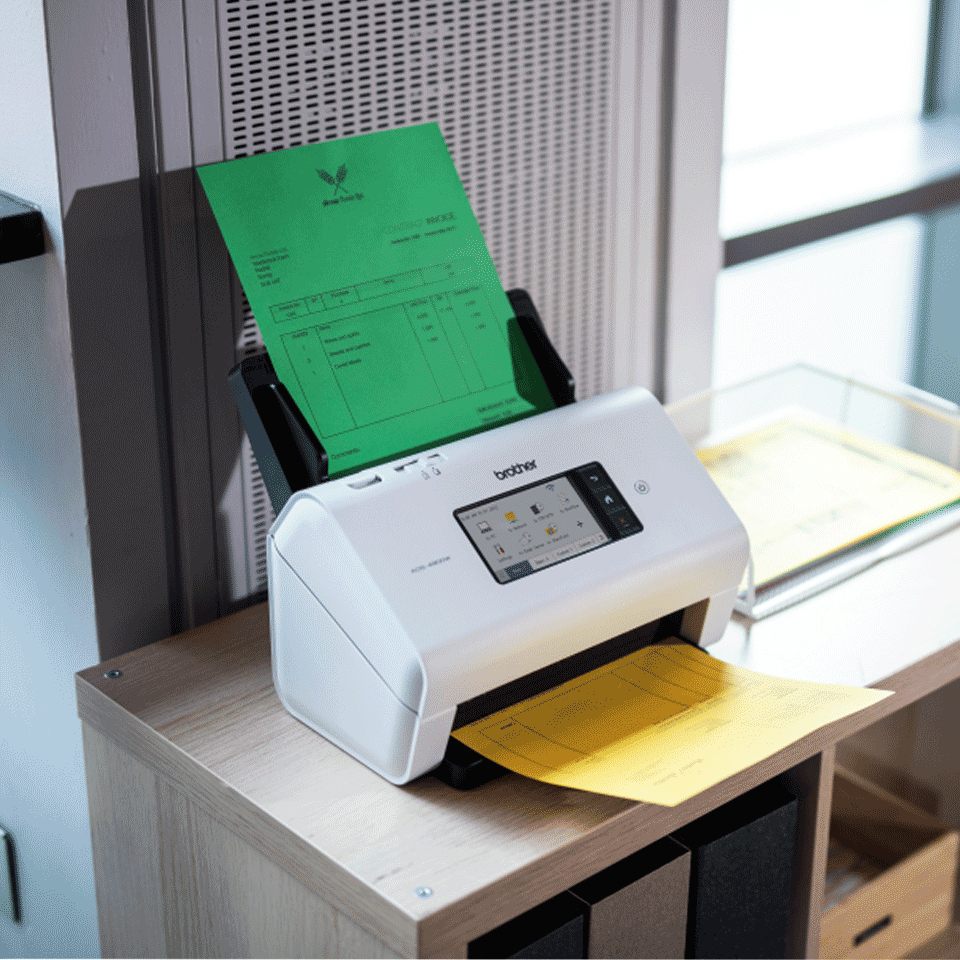 Brother ADS-4900W Chargeur automatique de documents + Scanner a feuille 600 x 600 DPI A4 Noir, Blanc