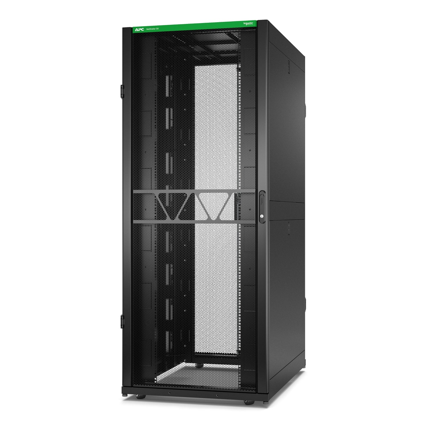 APC NetShelter SX Gen 2 Rack cabinet 1991H x 800W x 1200D mm with sides floor-standing Black 42U 19 TAA Compliant