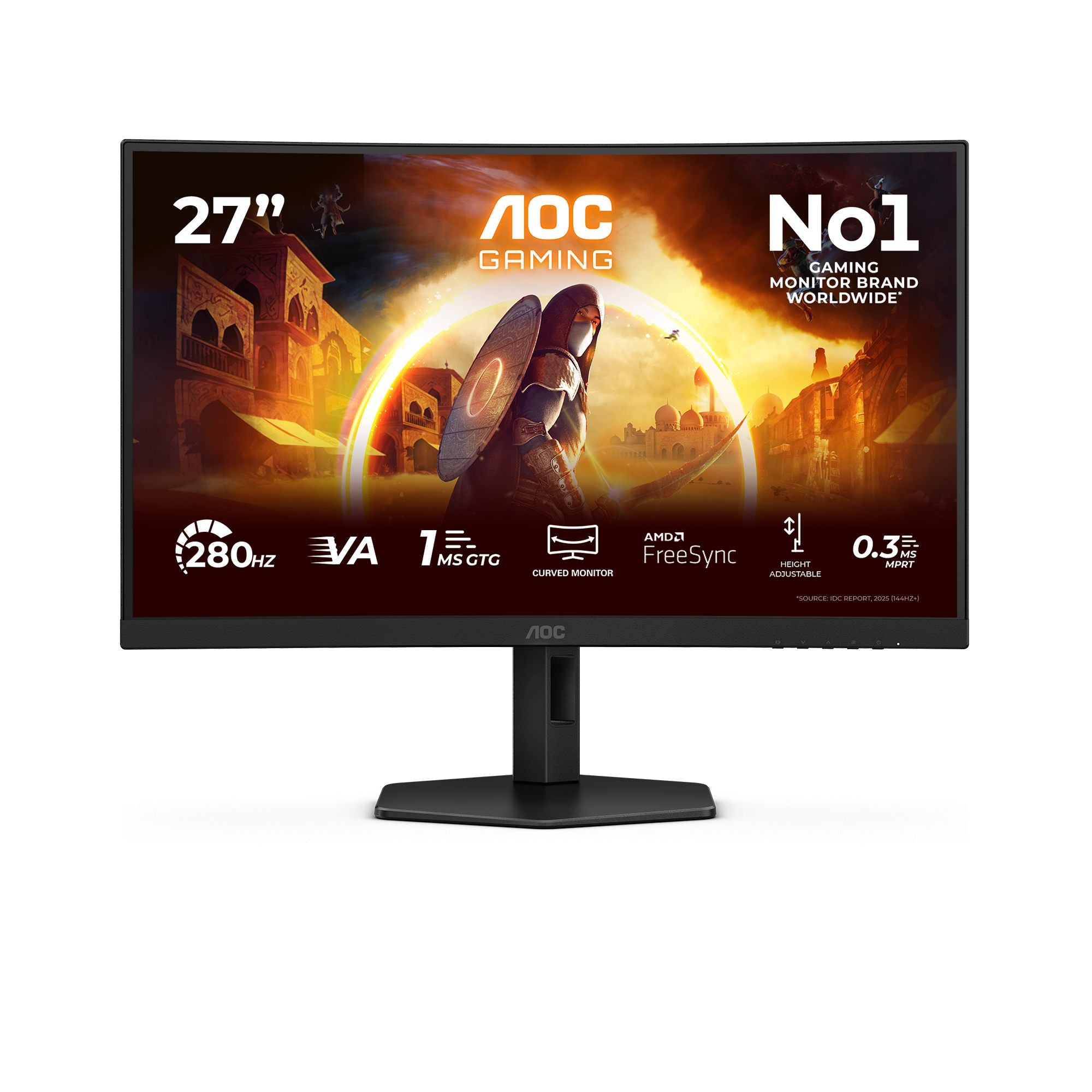AOC C27G4ZXU 27p 1920x1080 0.3ms 2xHDMI DP USB Black/Grey