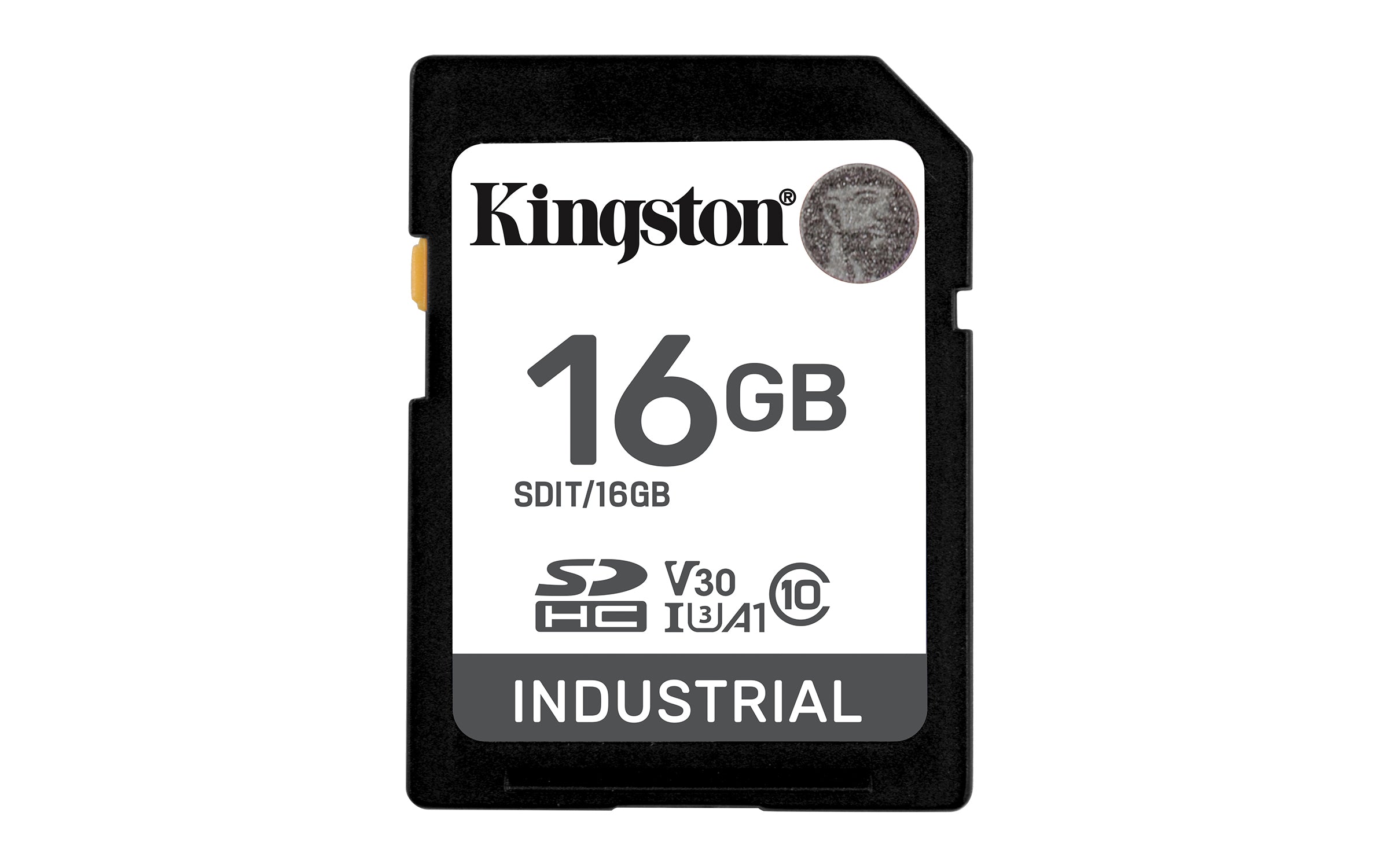KINGSTON 16Go SDHC Industrial -40C to 85C C10 UHS-I U3 V30 A1 pSLC