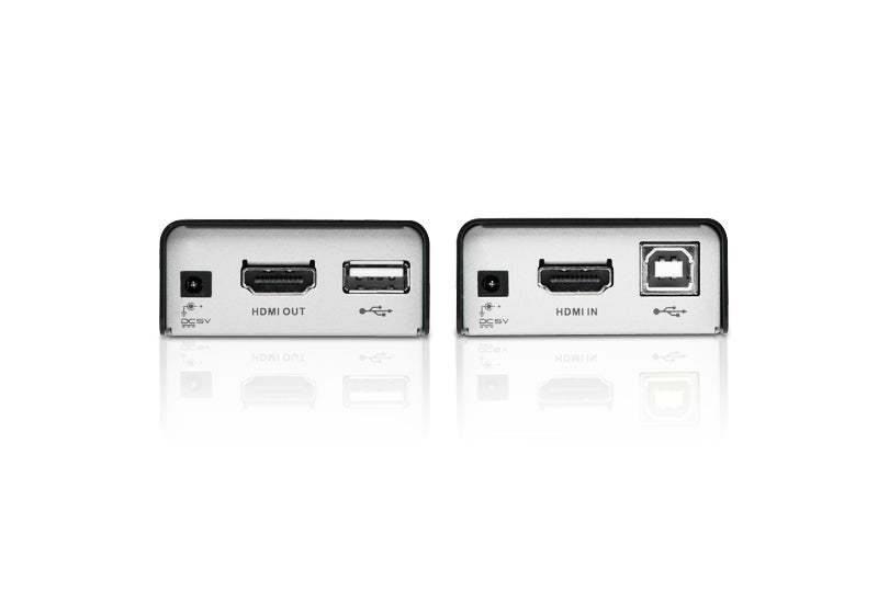 ATEN VE803-AT-G extension audio/video Émetteur et récepteur AV Noir