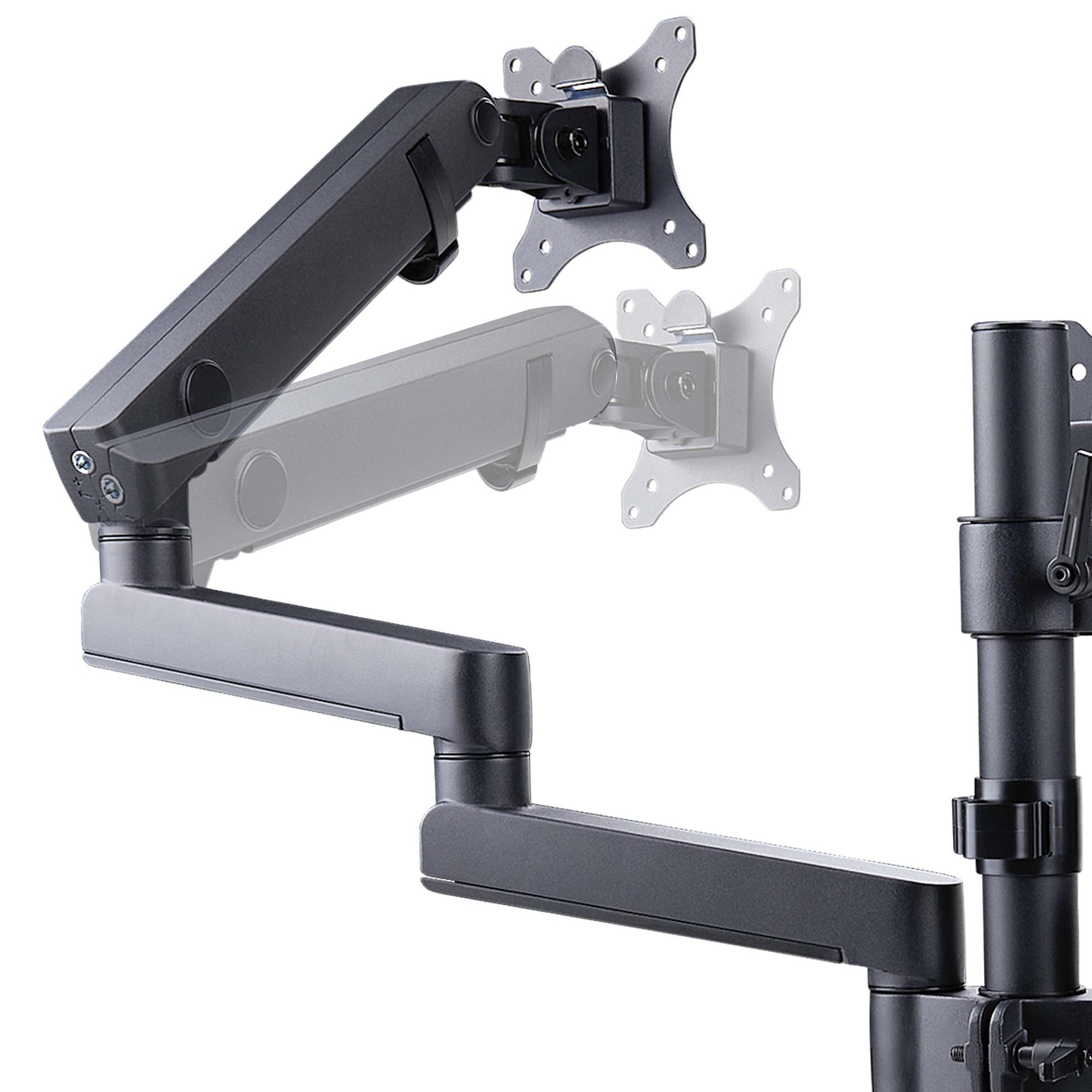 Triple Monitor Desk Mount 27in Screens