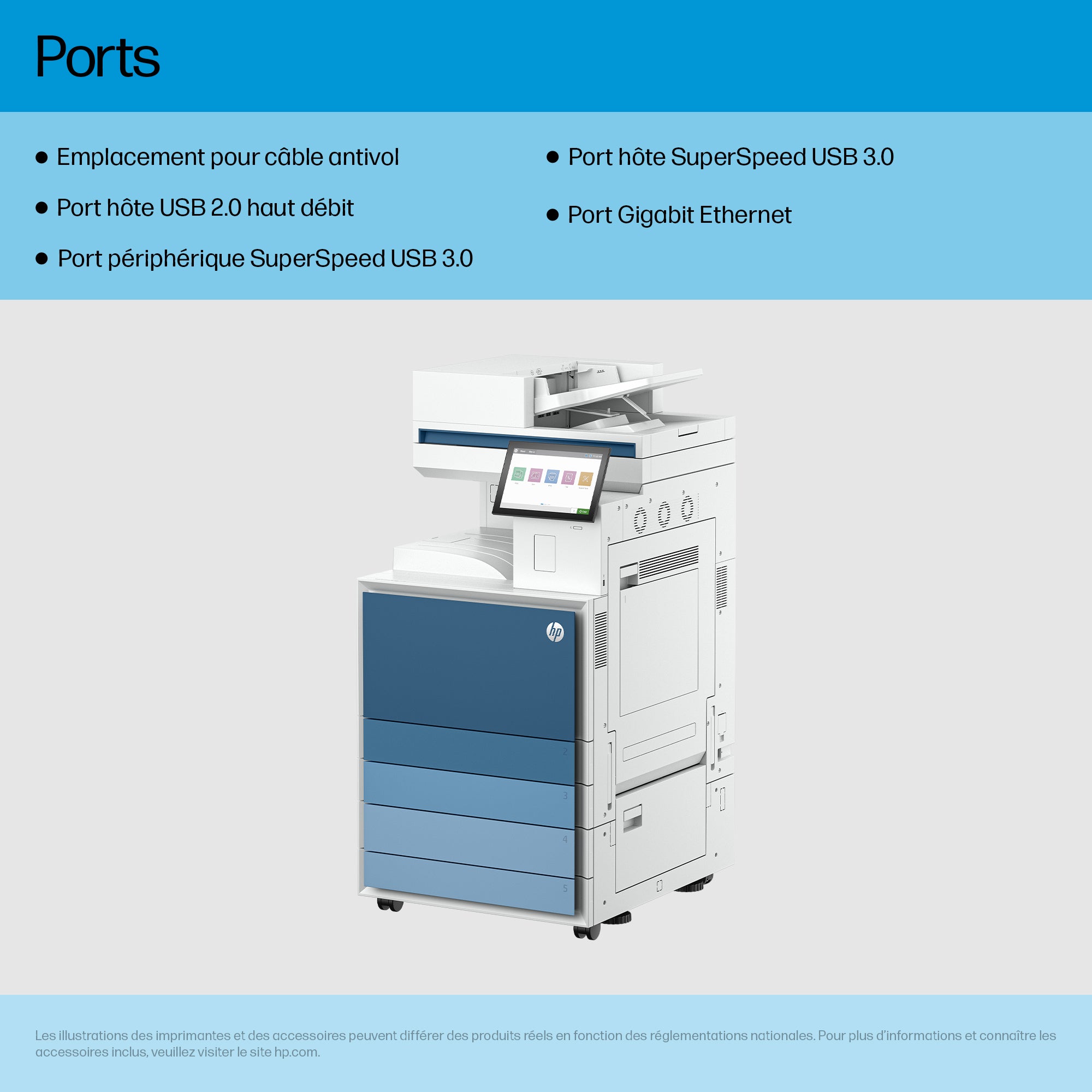 HP LaserJet Ent MFP 8601DN Printer EU