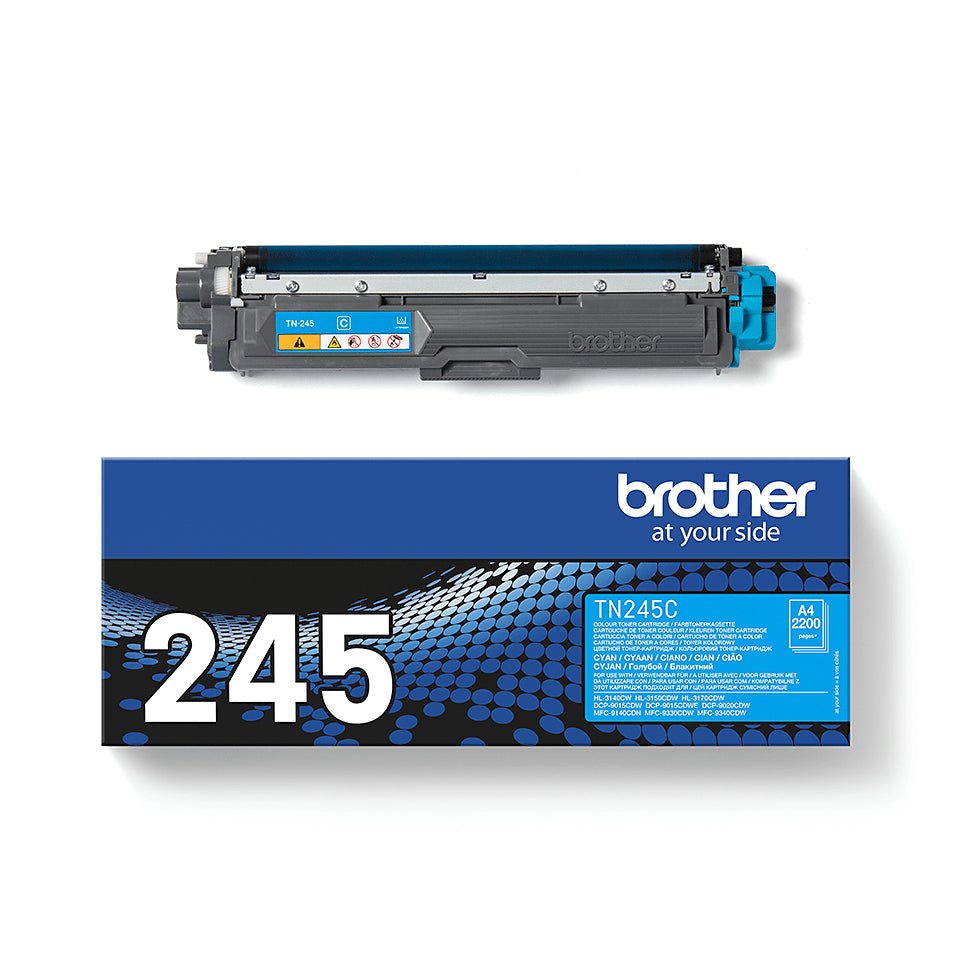 BROTHER TN245C HL-3140CW/3150CDW/3170CDW cartouche de toner cyan haute capacité 2.200 pages pack de 1