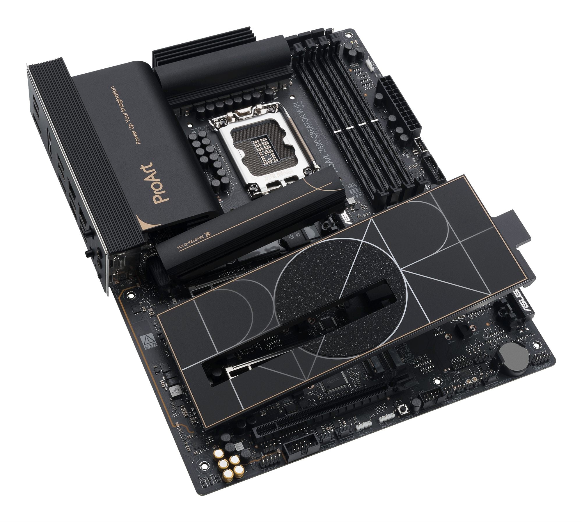 ASUS PROART Z890-CREATOR WIFI LGA1851 4xDDR5 ATX MB 4xSATA 1xHDMI 2.1 3xThunderbolt 5xM.2